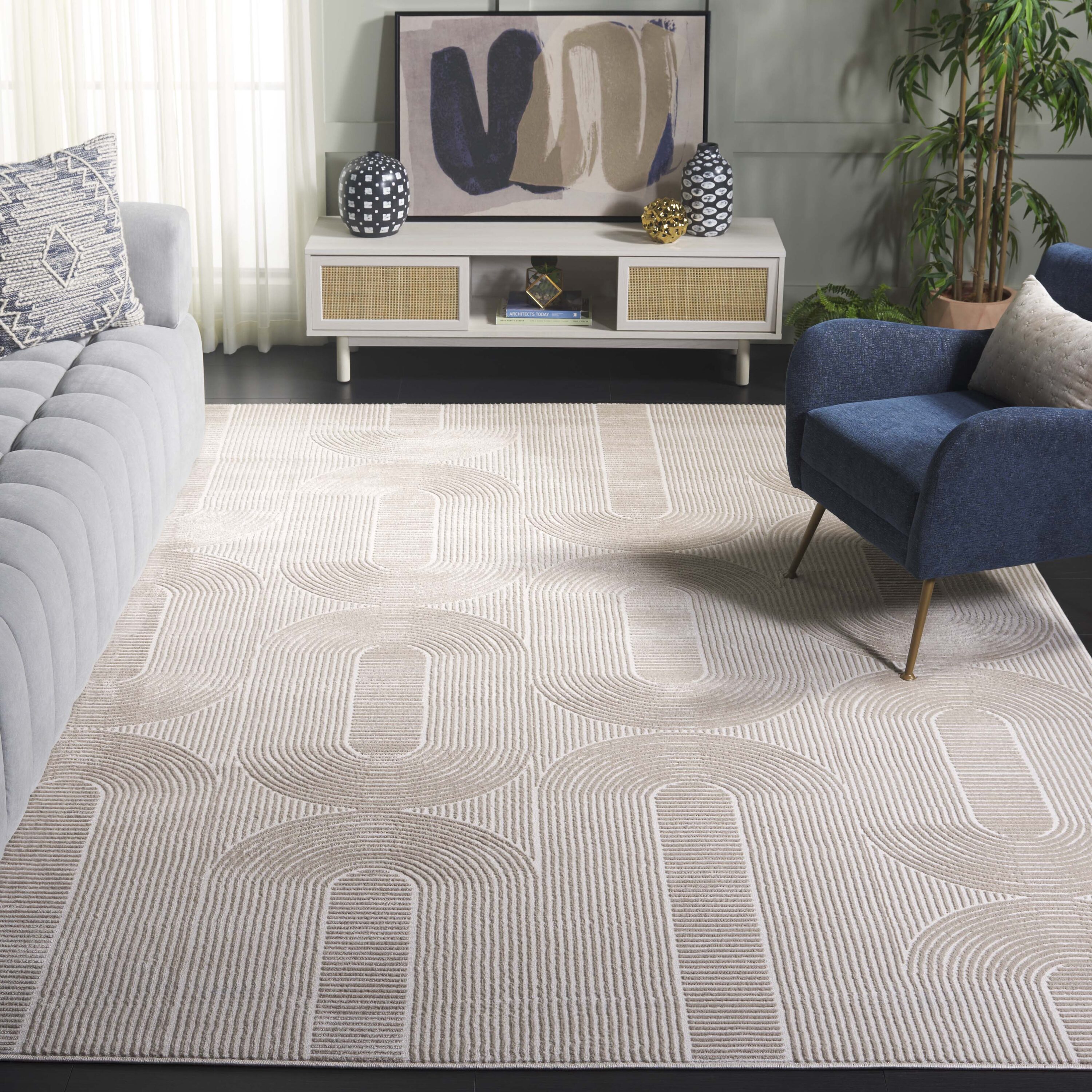 Saylor  110B Beige 9 x 12 Rectangular Area rug