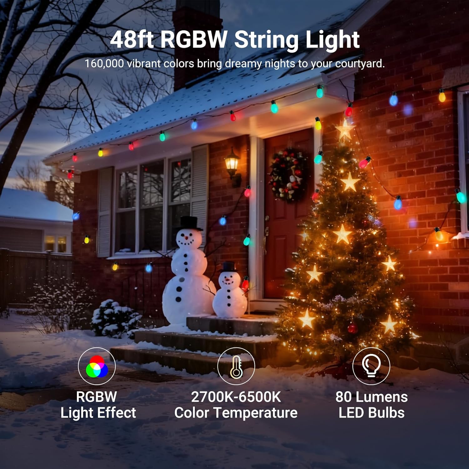 CJGQ CJ-10107210 Patio-String-Lights - View #2