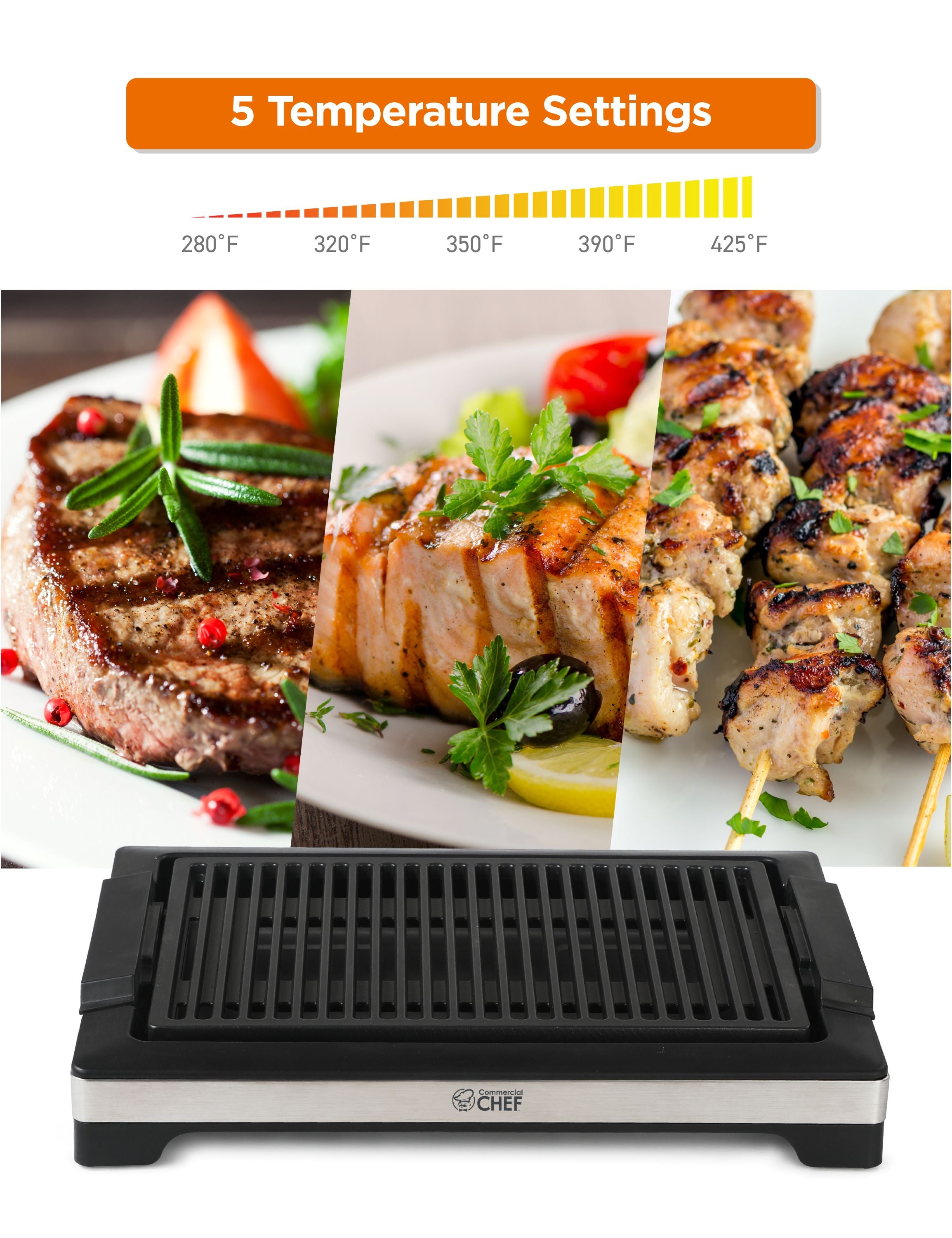 Commercial Chef CHIG20B Indoor-Grills - View #9