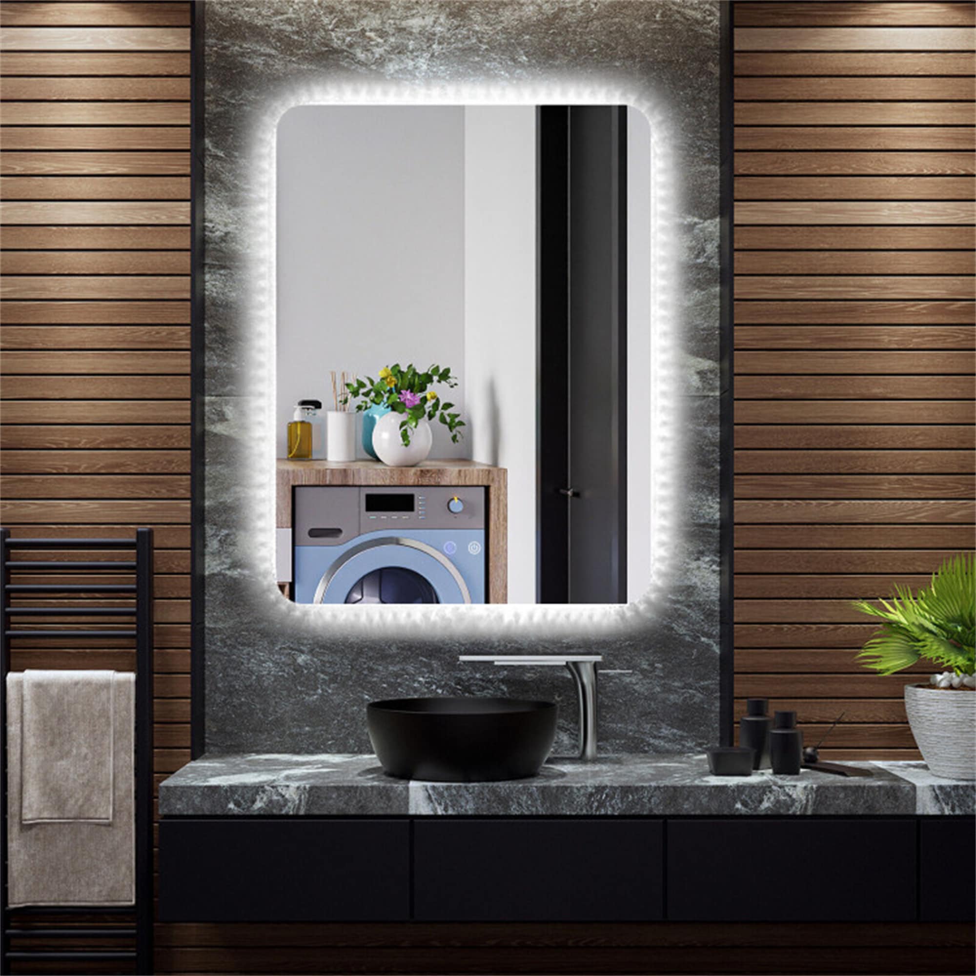 BABOOM BOM-9570950-OR Framed-Bath-Mirrors - View #3