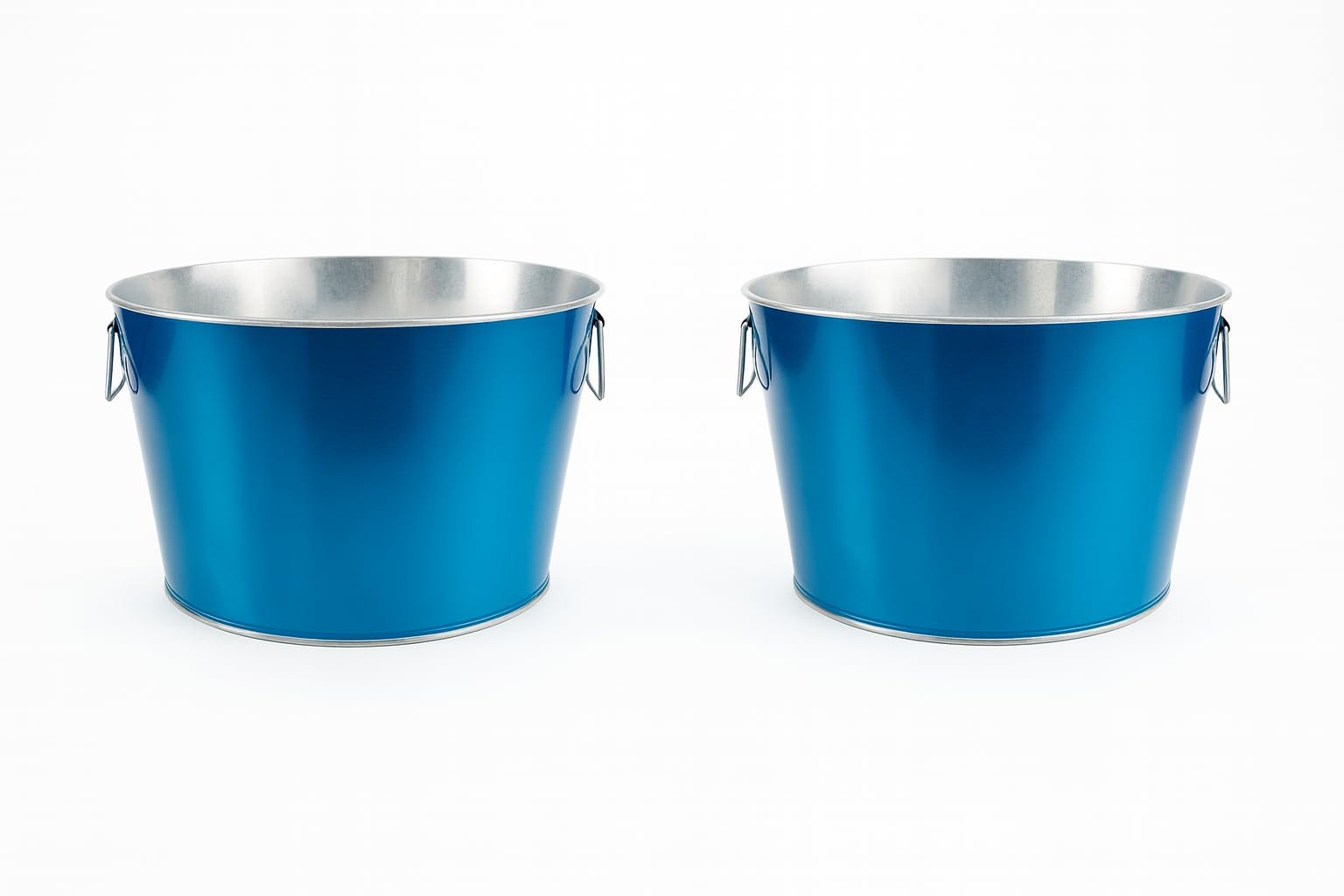 Behrens  Blue 5 Gallon Round Steel Tub (2 Tubs)