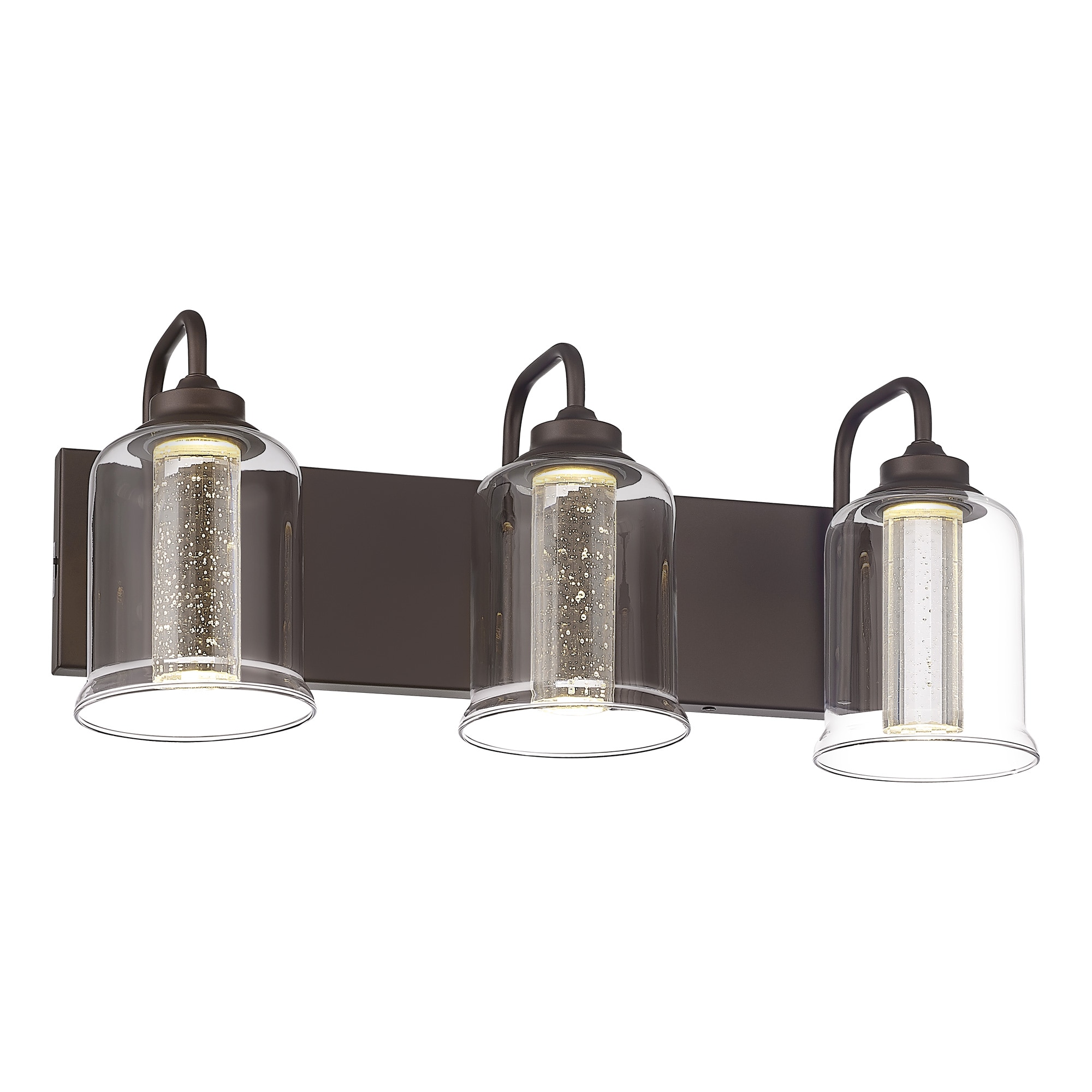 LTMATE LSZSL72B-3W LED JAZAVA 20.5-in 3 -Light Oil-rubbed Bronze Integrated LED Modern/contemporary Vanity light