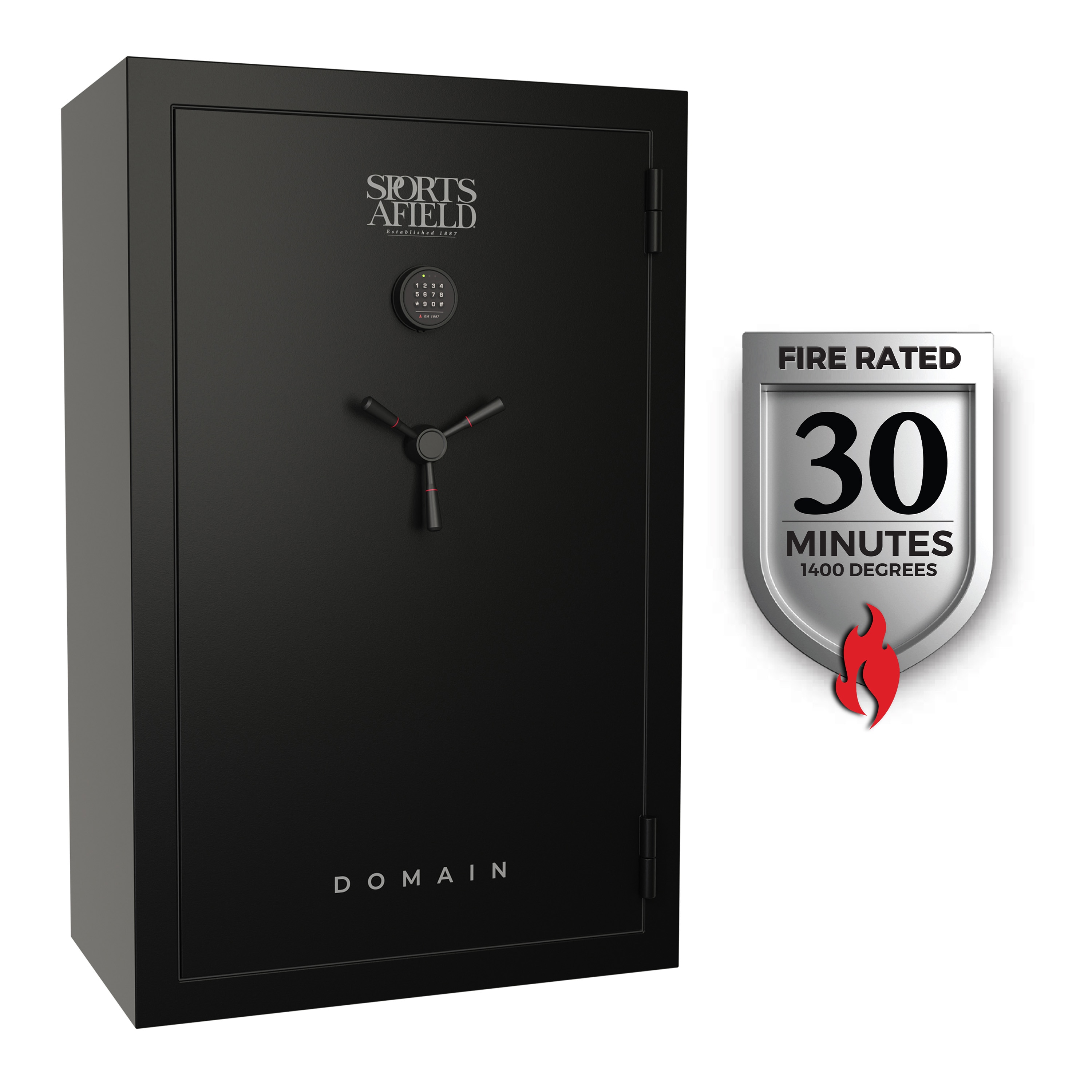 Sports Afield SA5540DOM Domain 40 -Gun Fireproof Electronic/Keypad Lock Gun safe