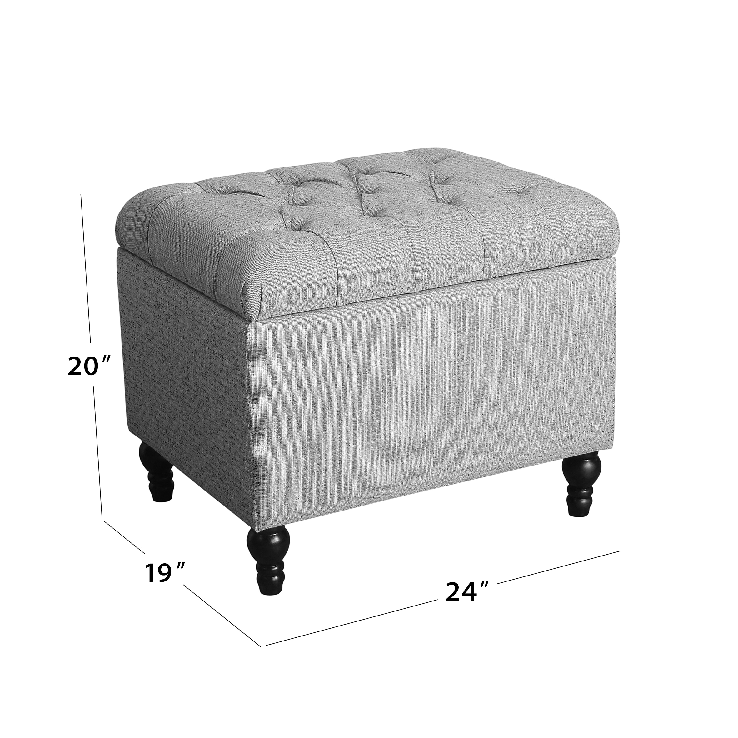 HomePop K7506-F2185 Indoor-Ottomans - View #8