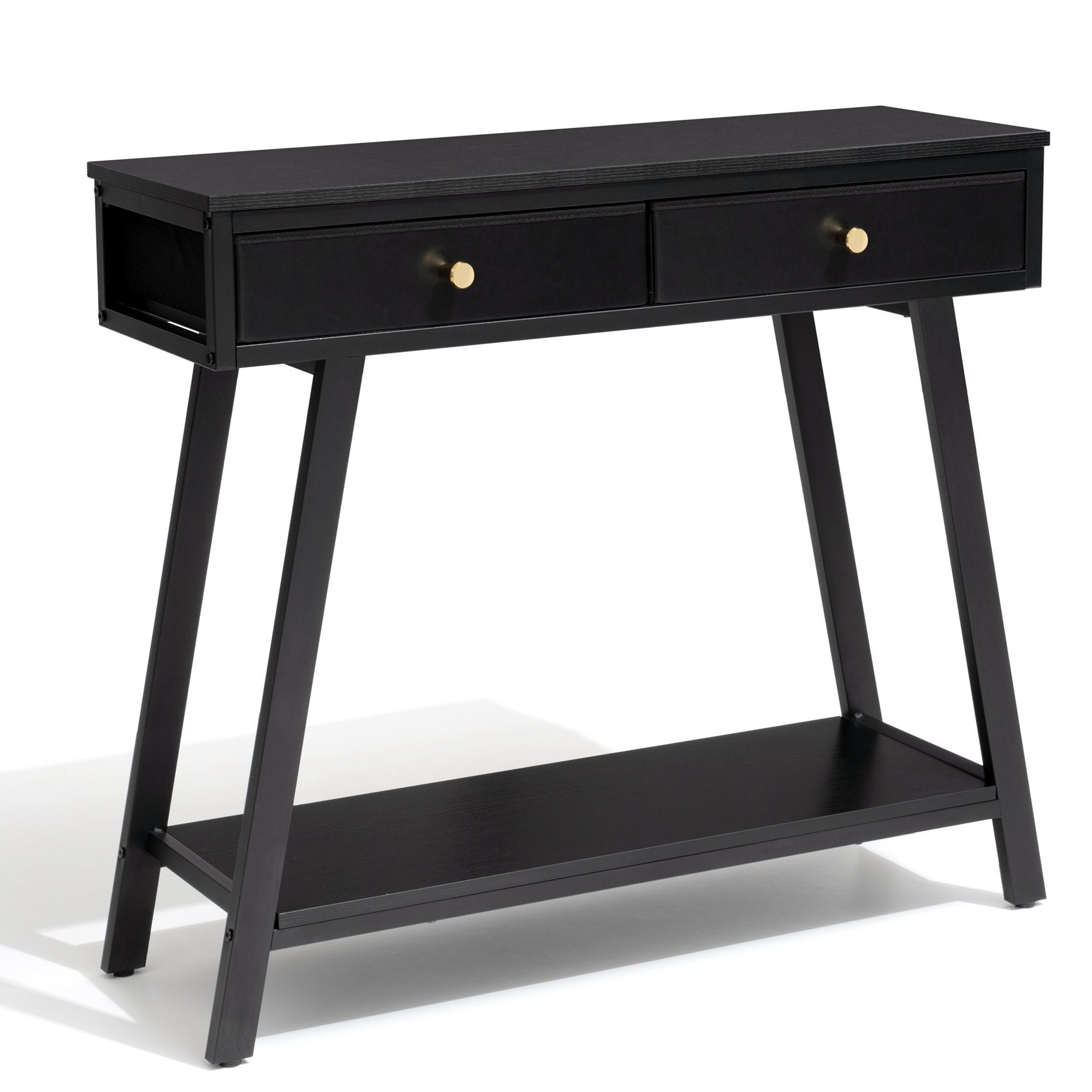 Crestlive Products CL-TB040BLK Modern Black Console table