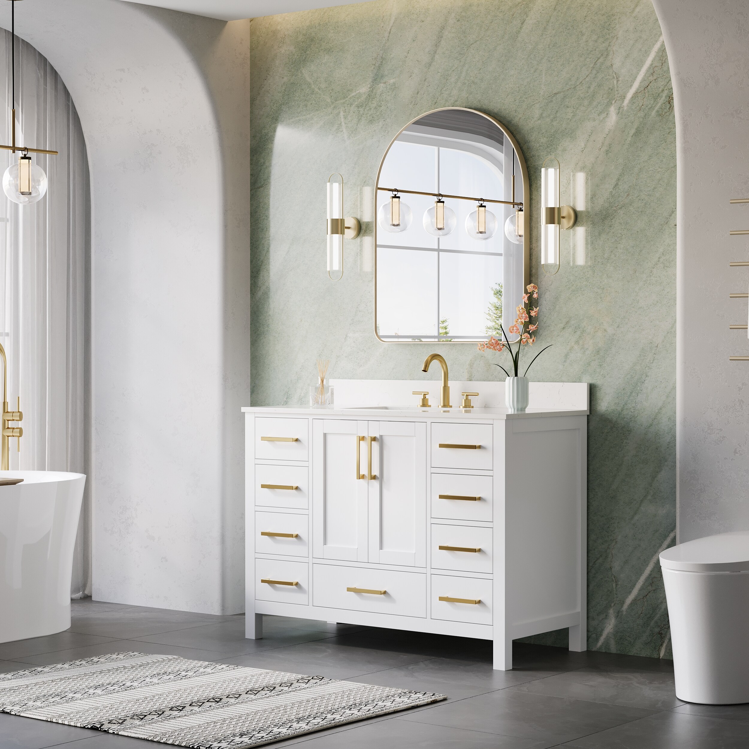 Forclover AW65-01 Bath-Vanity-Combo - View #3