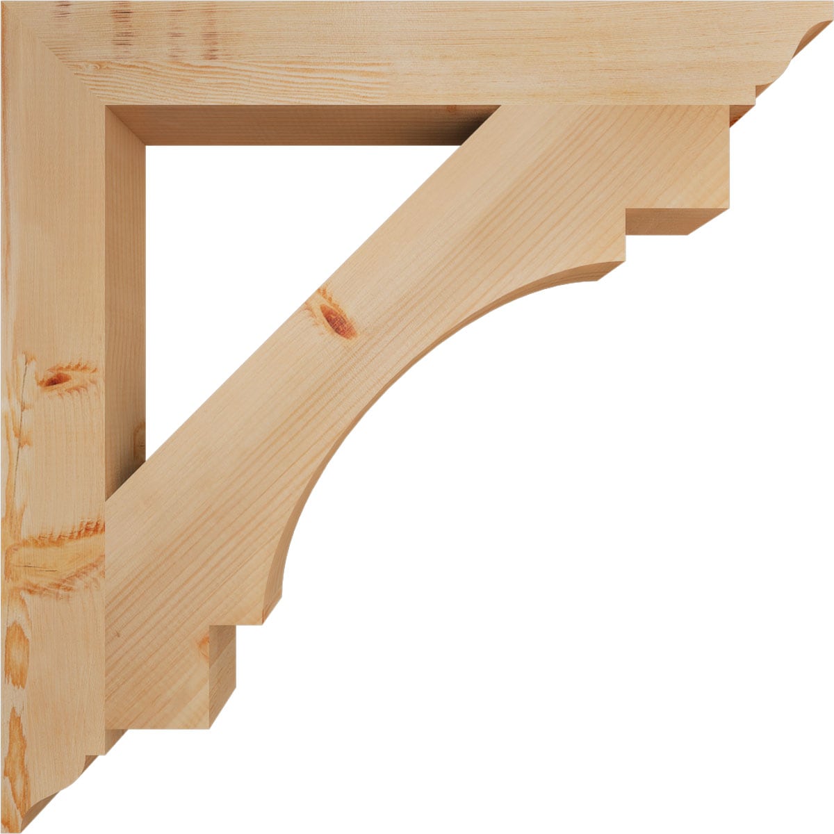 Ekena Millwork BKT04X32X32MRC01SDF Exterior-Brackets-Braces - View #3