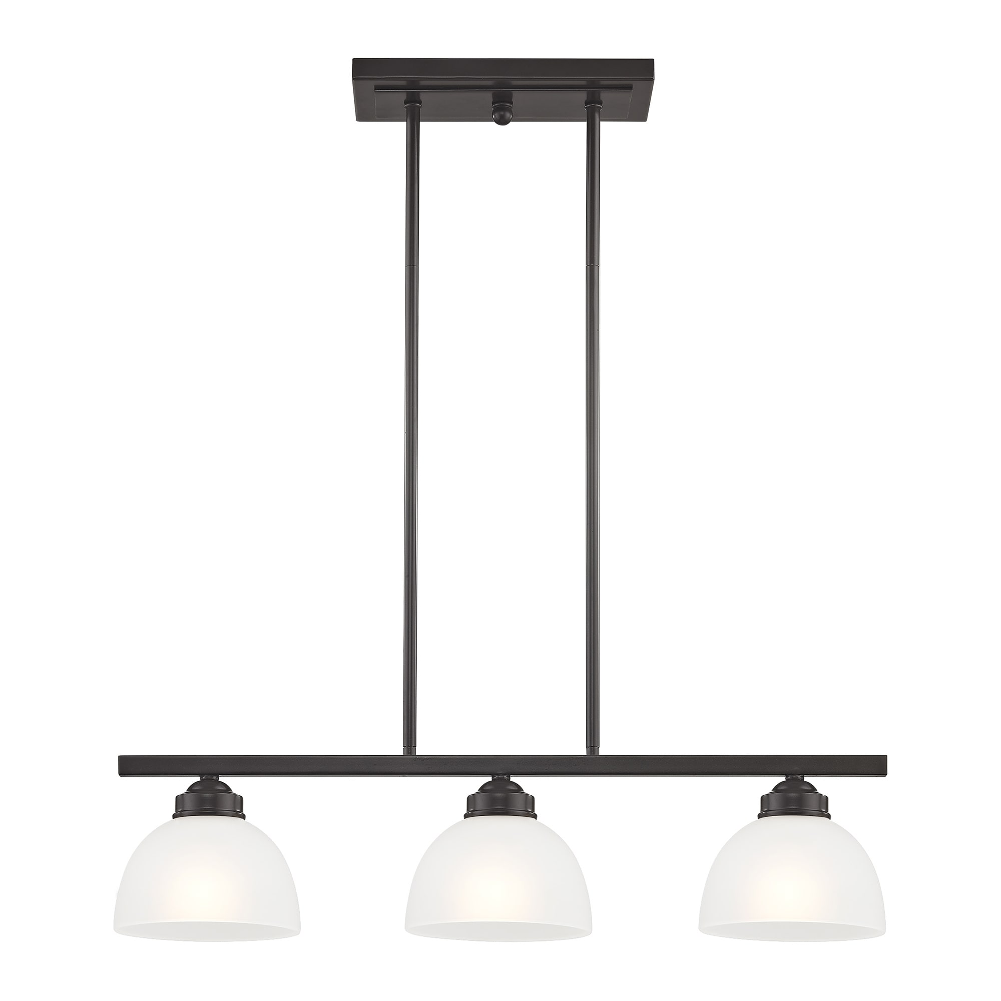 Livex Lighting 4226-92 Somerset 3 -Light Matte Bronze Transitional For Use in Bathrooms, Bedrooms, Dining Rooms, Foyers, Kitchens, Living Rooms Chandelier