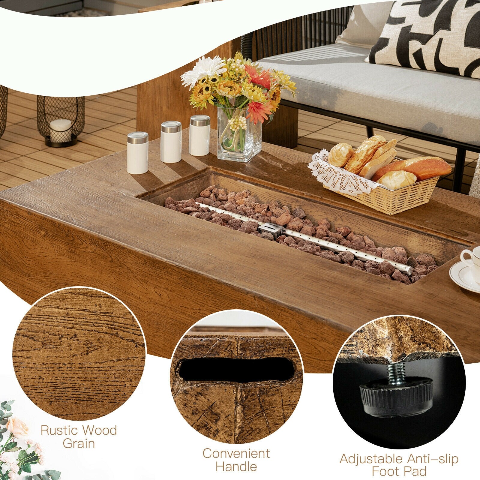 Volenca VOL-28VIV5 Outdoor-Gas-Firepits - View #5