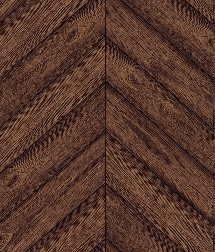 AVF20-531 | Englewood Walnut Wood Commercial Vinyl Wallpaper