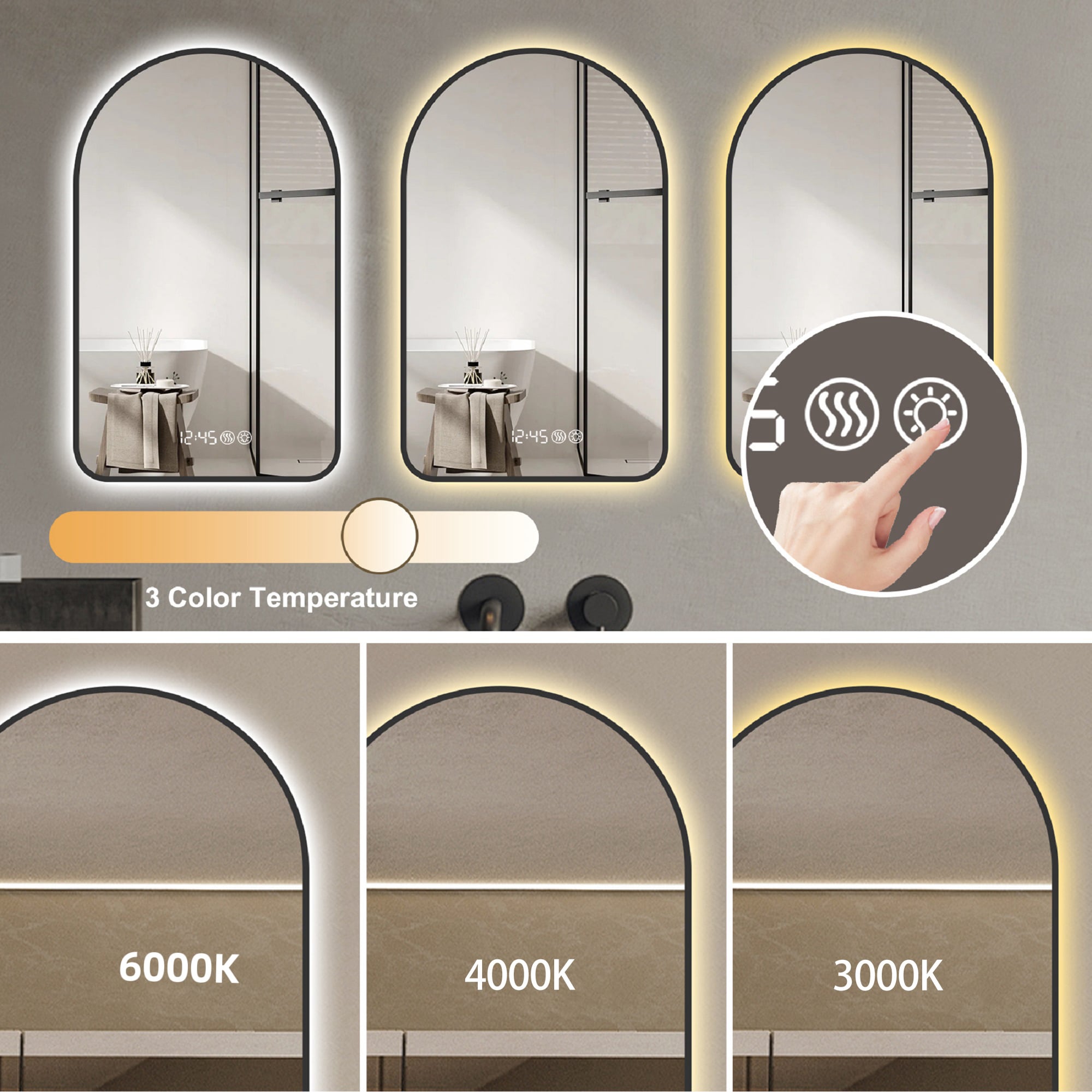 BABOOM BOM-8140626-OR Framed-Bath-Mirrors - View #7