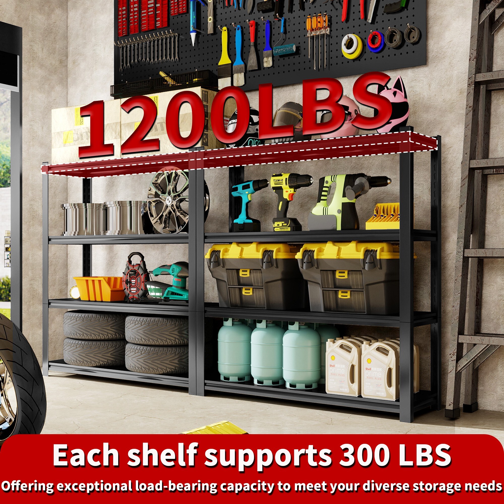 ToolCat PLP1-72-BHH Free-Standing-Shelving - View #7