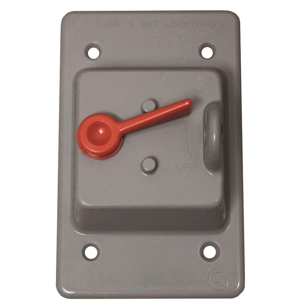 Sigma Engineered Solutions 14210 Rectangle Gray Plastic Weatherproof Electrical Box Cover