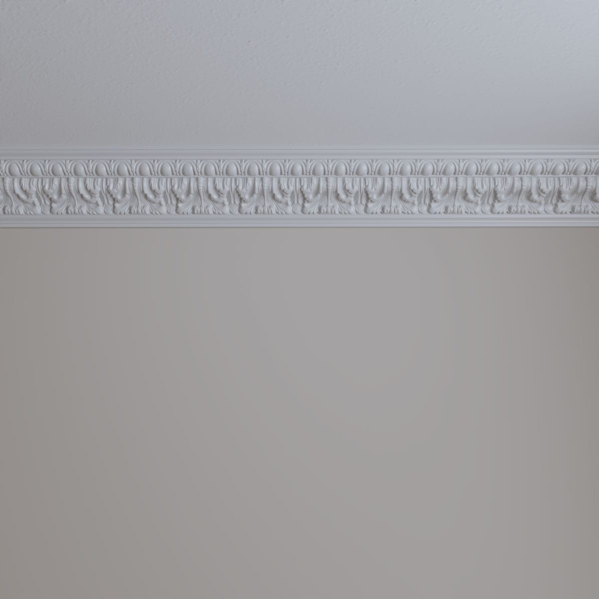4 1/2"H x 3 7/8"P x 6"F x 94 1/2"L Colton Egg & Dart Acanthus Crown Moulding