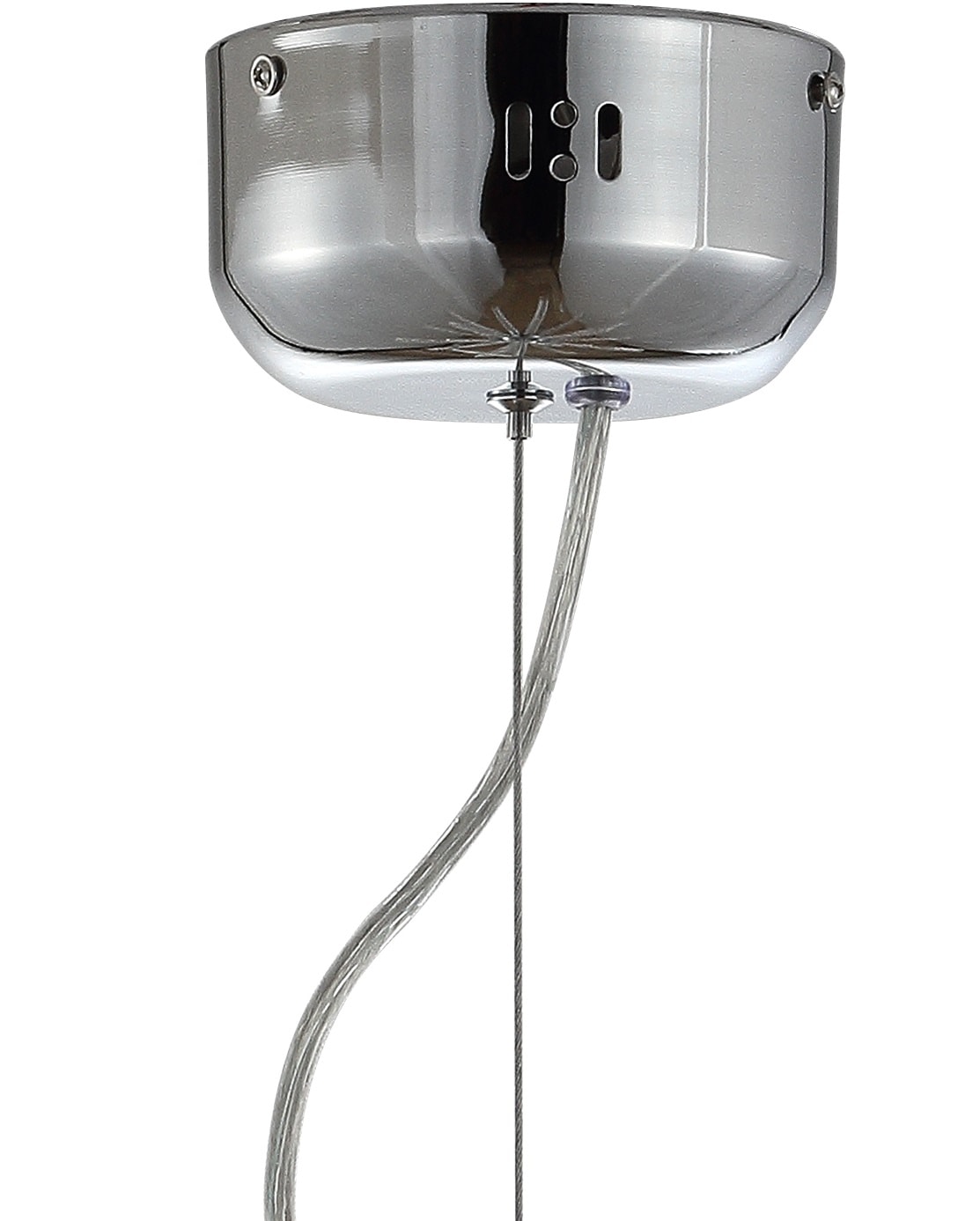 Soyuz 19.5" Chrome Starburst Adjustable LED Pendant Light