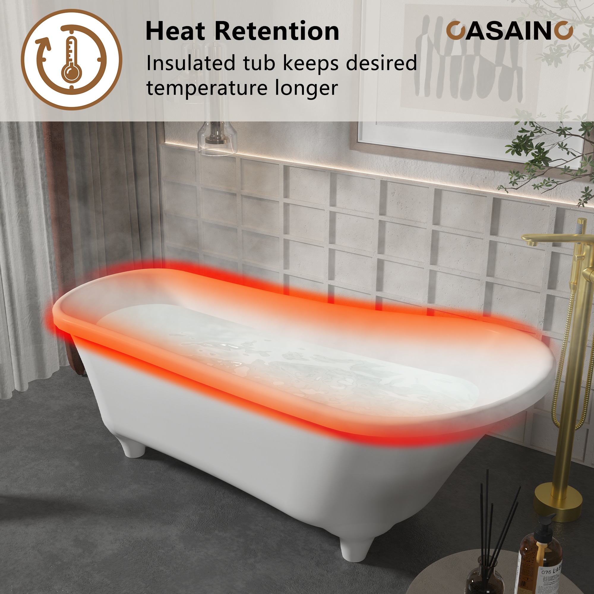 CASAINC CA06002S69MW bathtubs - View #9