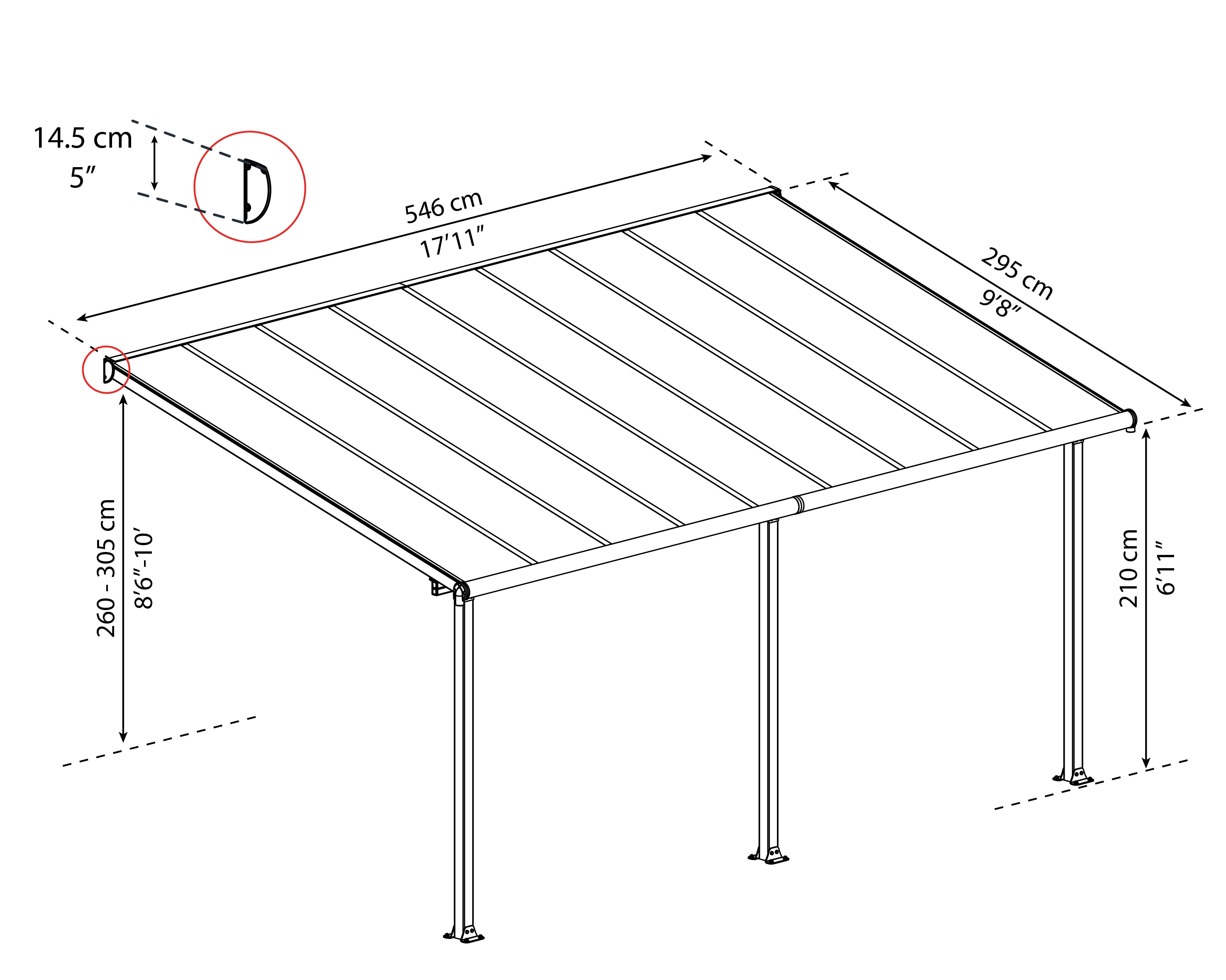 Canopia by Palram 704574 carports - View #3