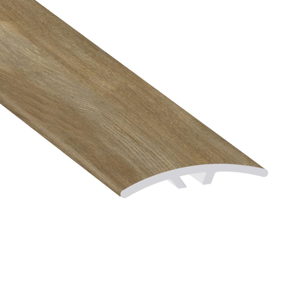 Nouveax Glazed Pecan 0.23-in T x 1.59-in W x 94-in L Vinyl Floor T-moulding