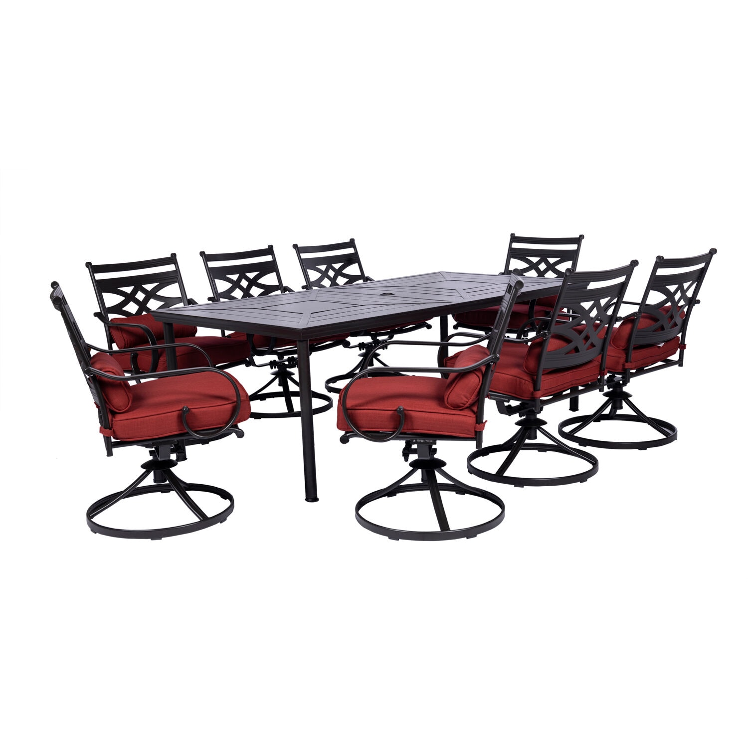Hanover MCLRDN9PCSW8-CHL Patio-Dining-Sets - View #2