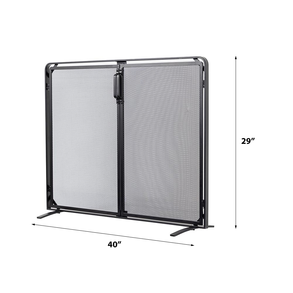 Modern Ember S18091BK Fireplace-Screens - View #4