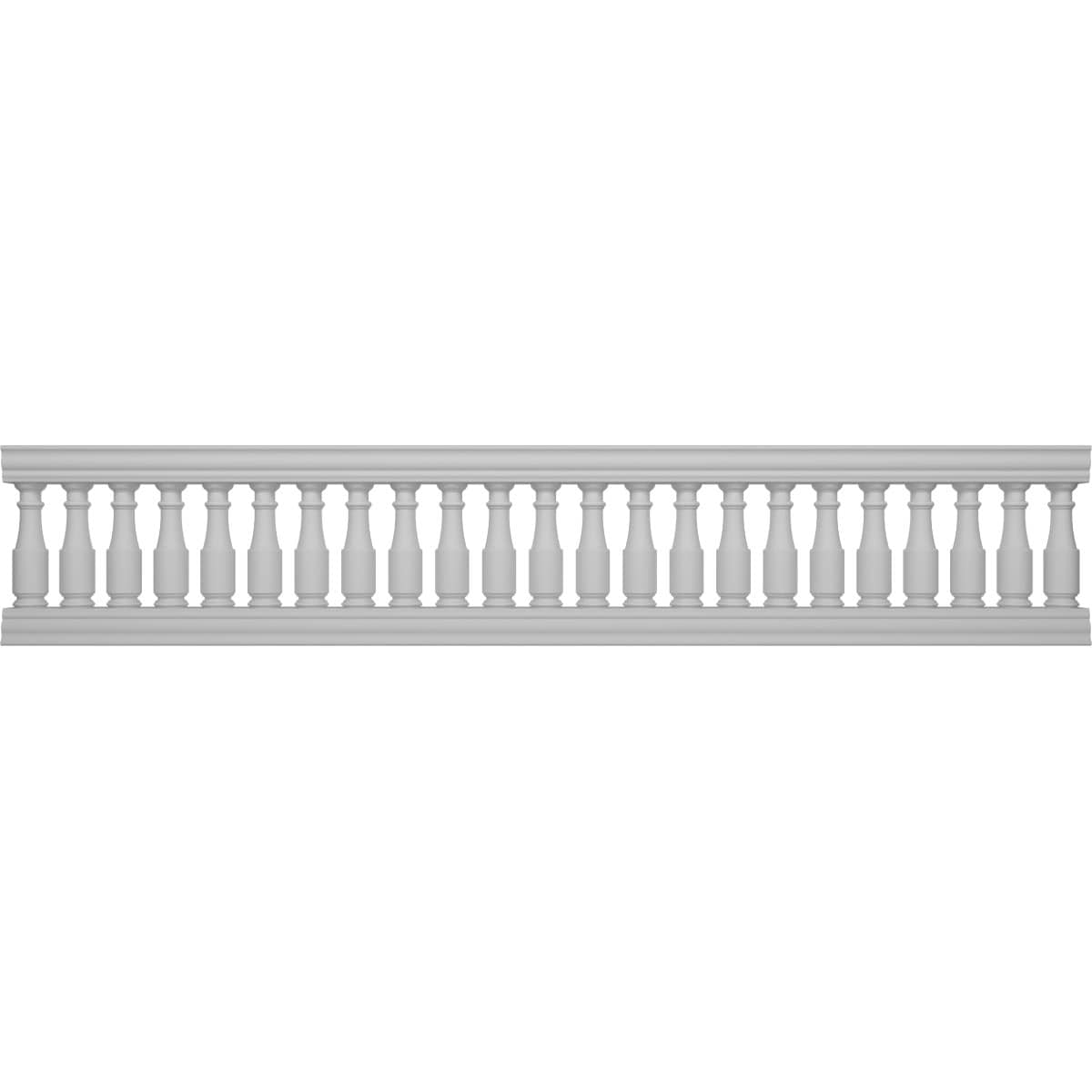 Ekena Millwork BALK32X156HMN FiberThane 13-Feet x 32-Inches Hamilton Fiberglass Deck Rail Kit