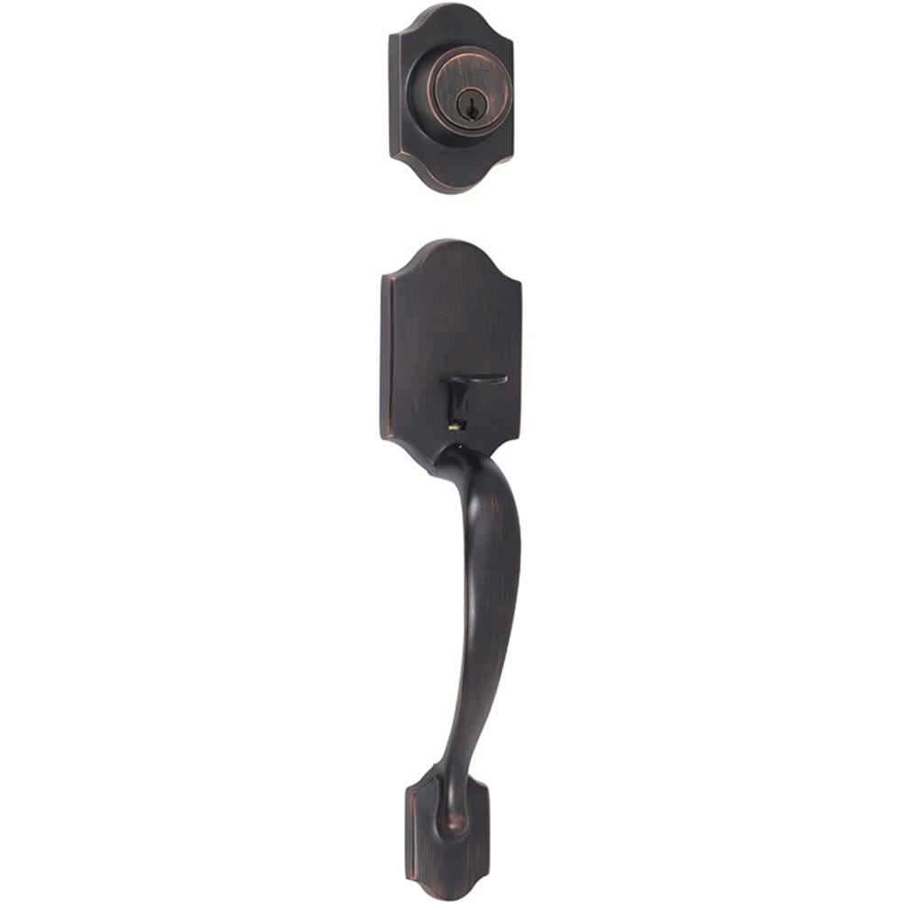 Delaney Hardware D40917 Wicklow Wicklow Tuscany Bronze Single-Cylinder Deadbolt Entry door handleset with Knob