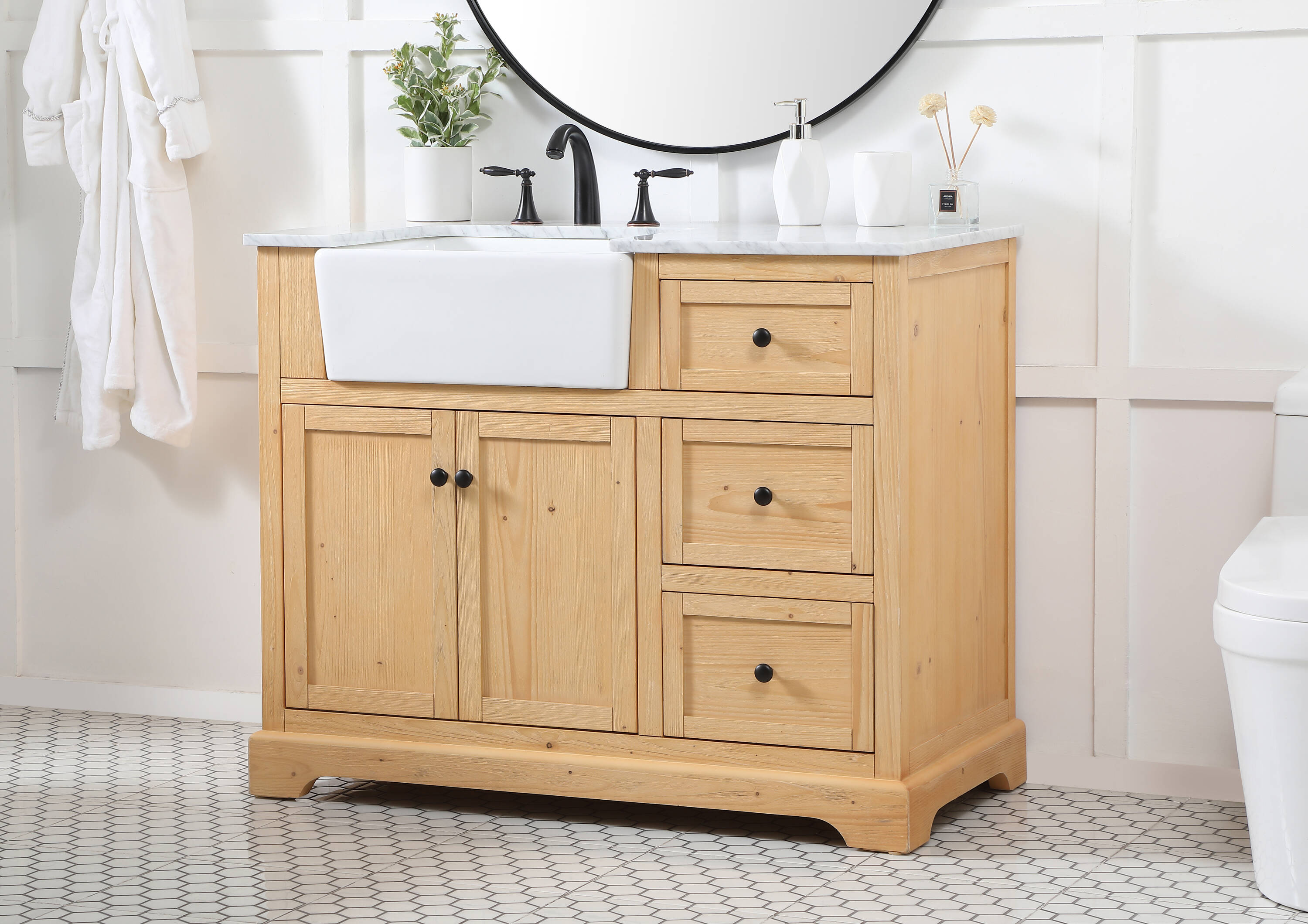 Elegant Decor HF180726NW Bath-Vanity-Combo - View #3
