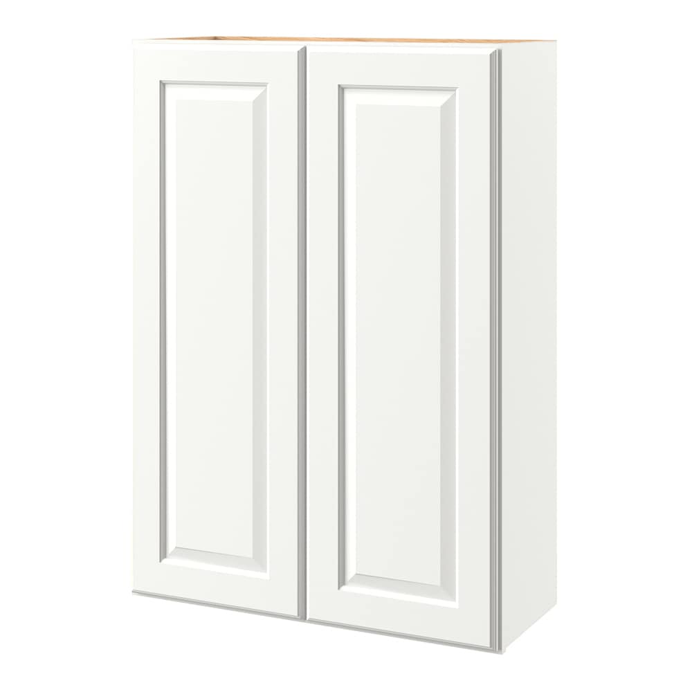 allen + roth 302TS Tilson 30-in W x 42.125-in H x 12-in D Linen Wall Fully assembled Cabinet (Raised Panel Square)