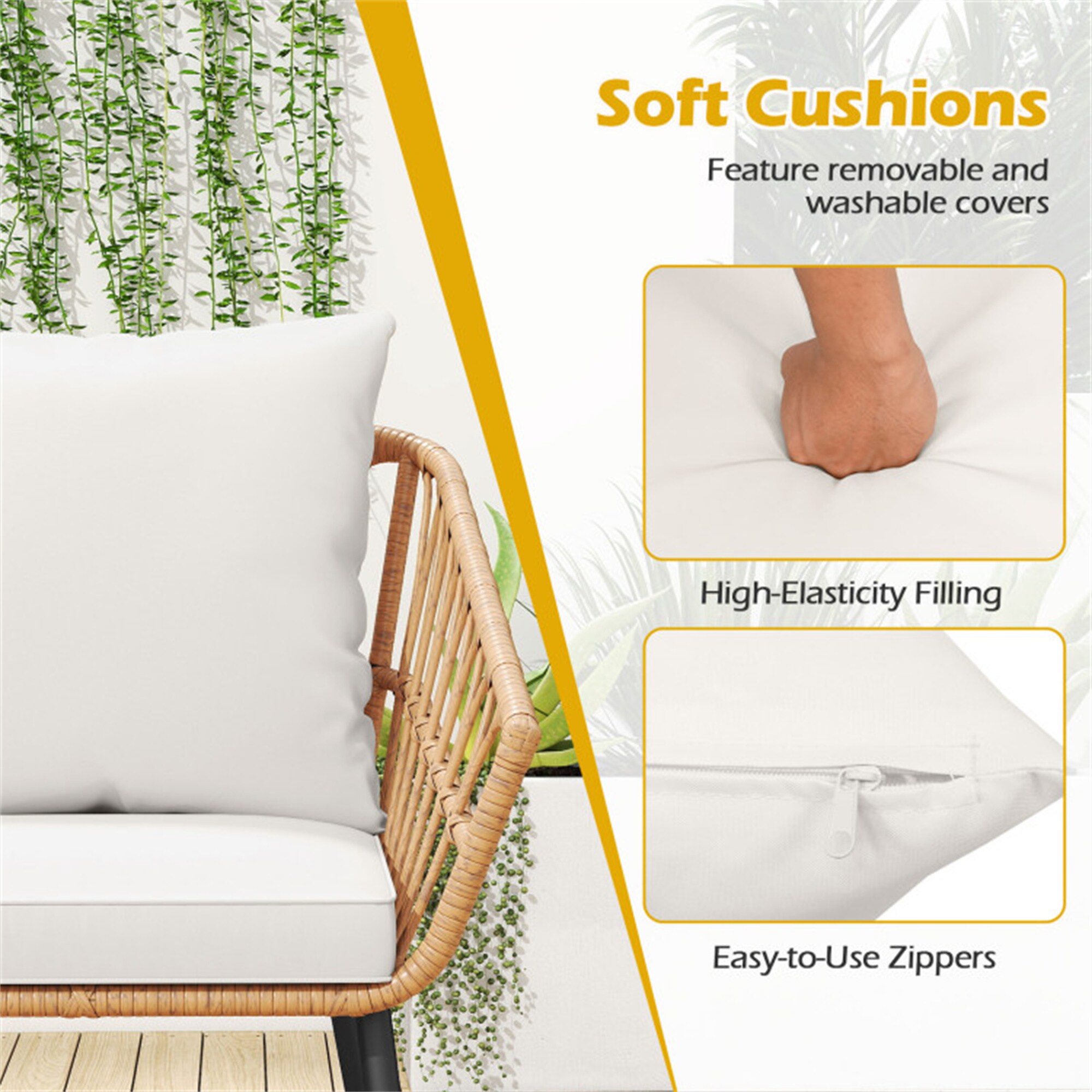 BABOOM BOM-74548WH-CO Patio-Conversation-Sets - View #8