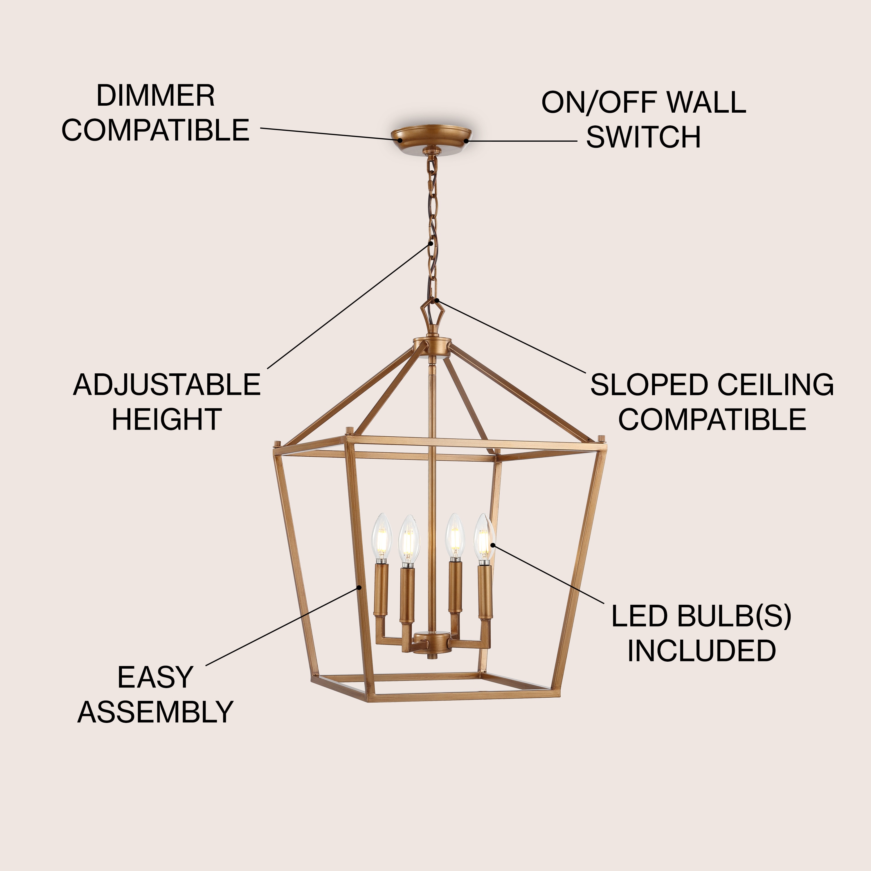 JONATHAN  Y JYL7437B Pendant-Lights - View #3
