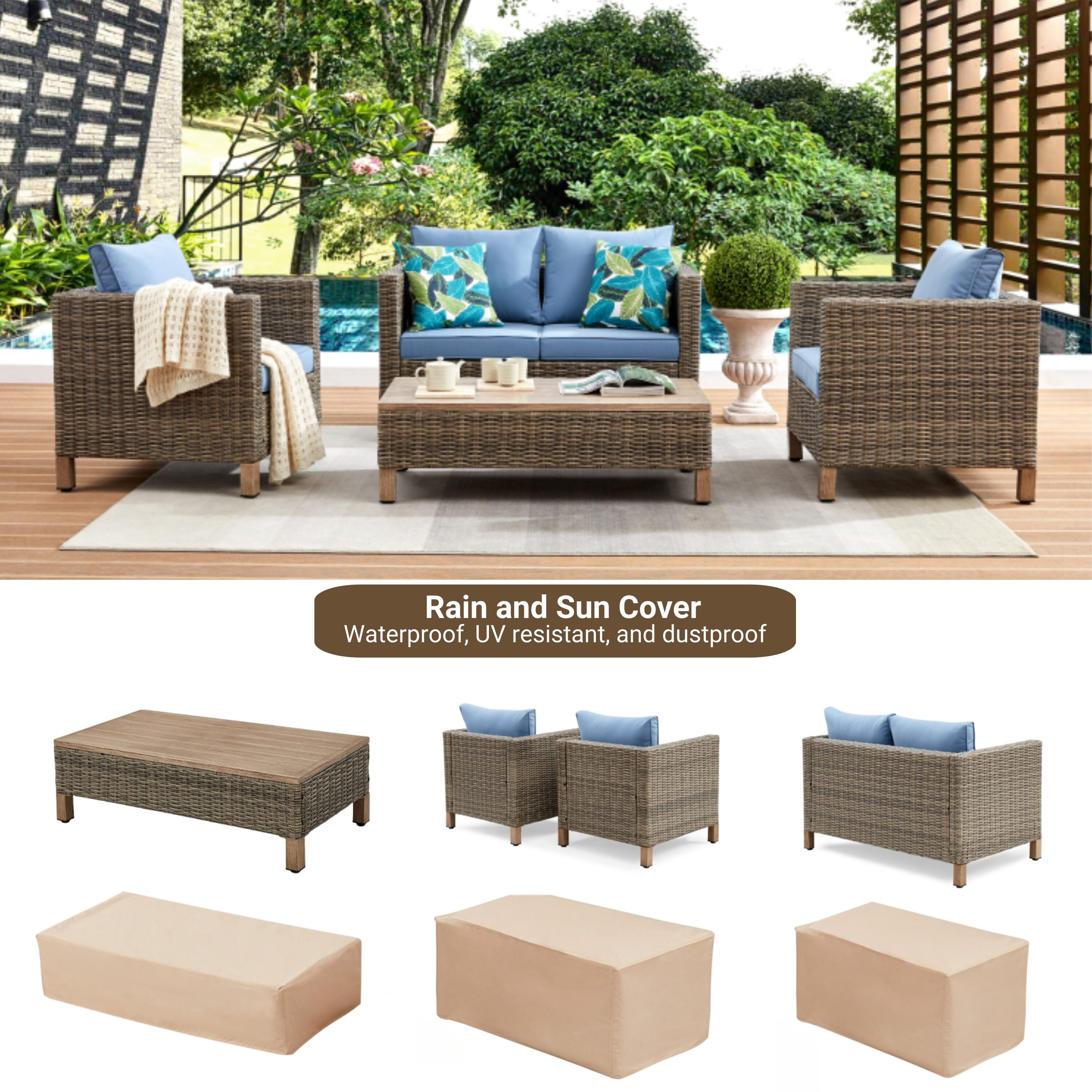 EDYO LIVING SMX08-BL Patio-Conversation-Sets - View #2