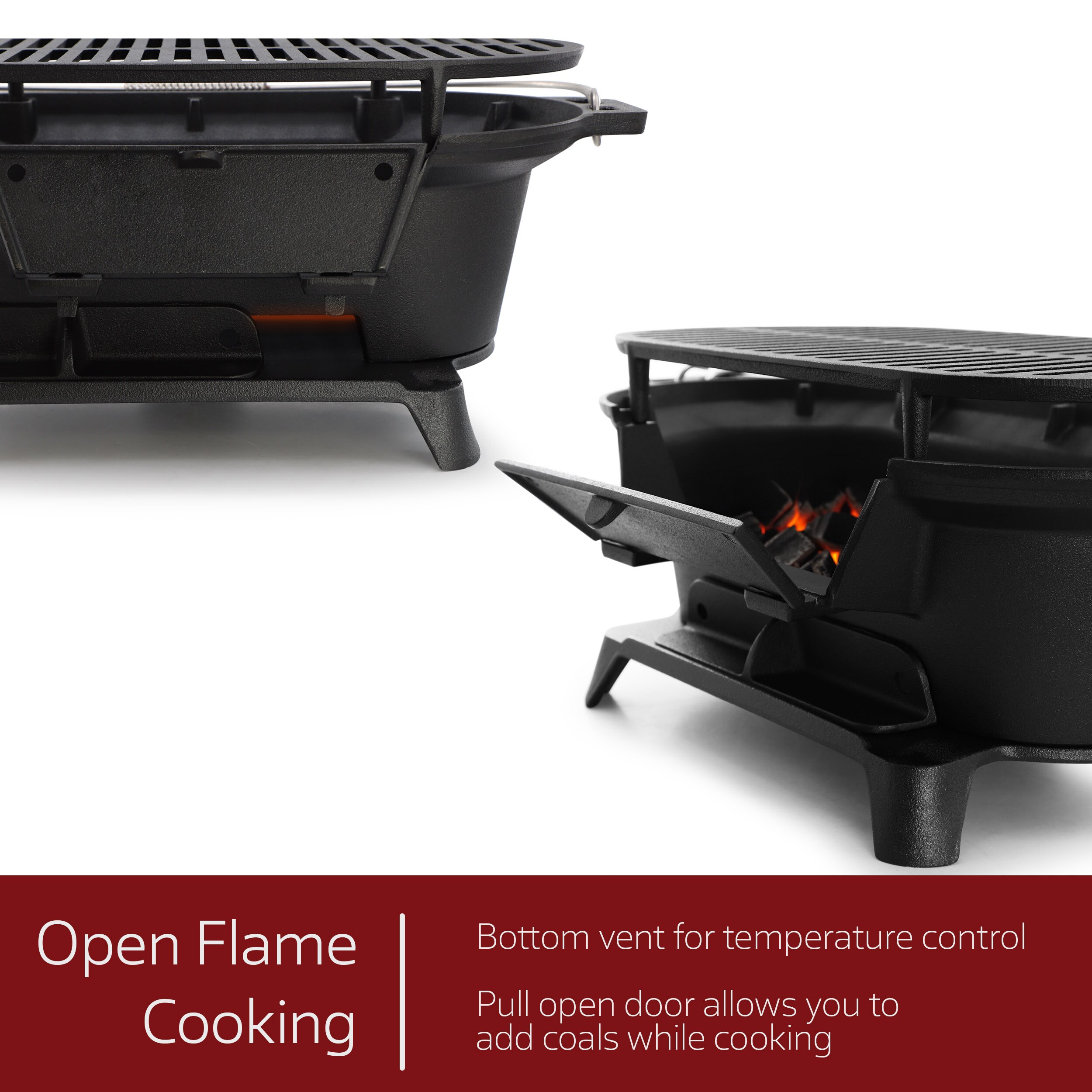 MegaChef 962124345M Charcoal-Grills - View #3