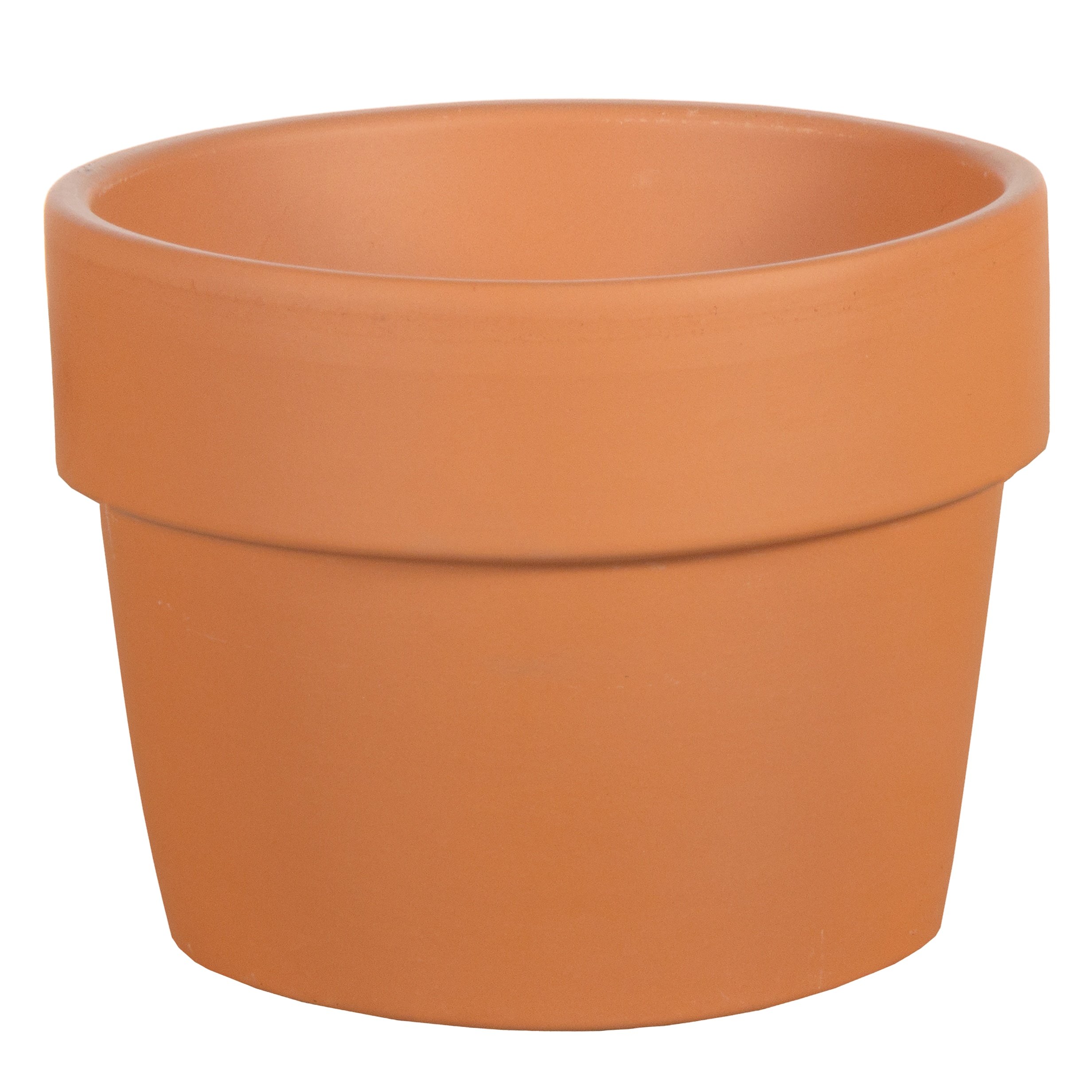 The Stand of 5-in W x H Terracotta Clay Indoor/Outdoor Planter at