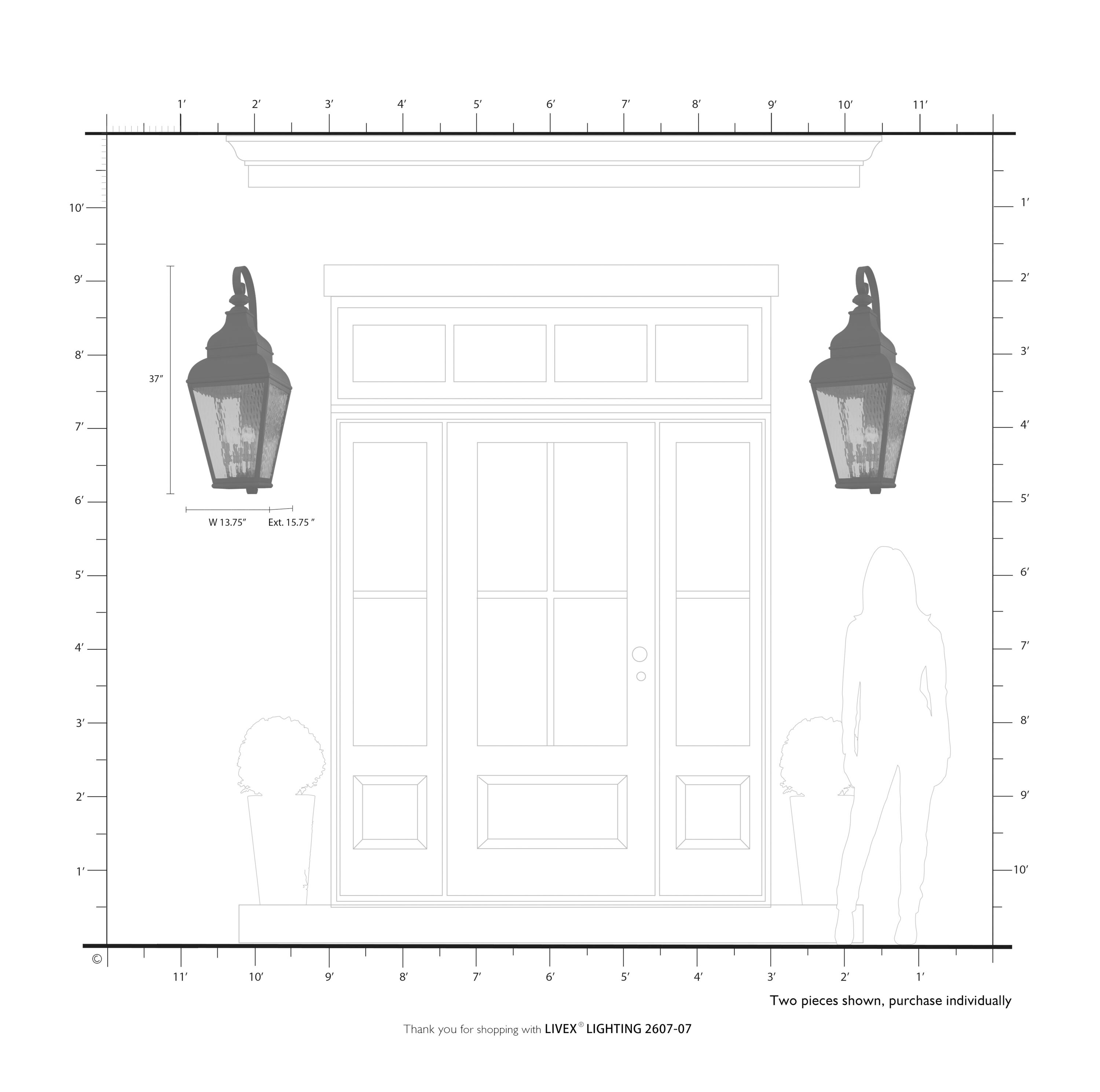 Livex Lighting 2607-07 Outdoor-Wall-Lighting - View #8