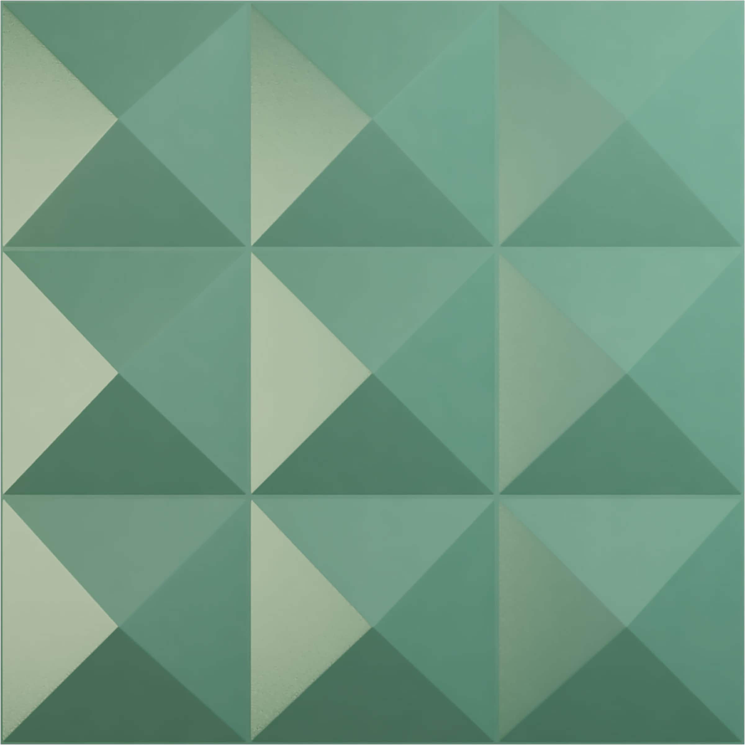 Ekena Millwork WP20X20BEFSM-CASE-12 19-5/8-in x 19-5/8-in Embossed Paintable/Stainable Green PVC Wall Panel ( 12 -Pack, Covers 32.04-sq ft )