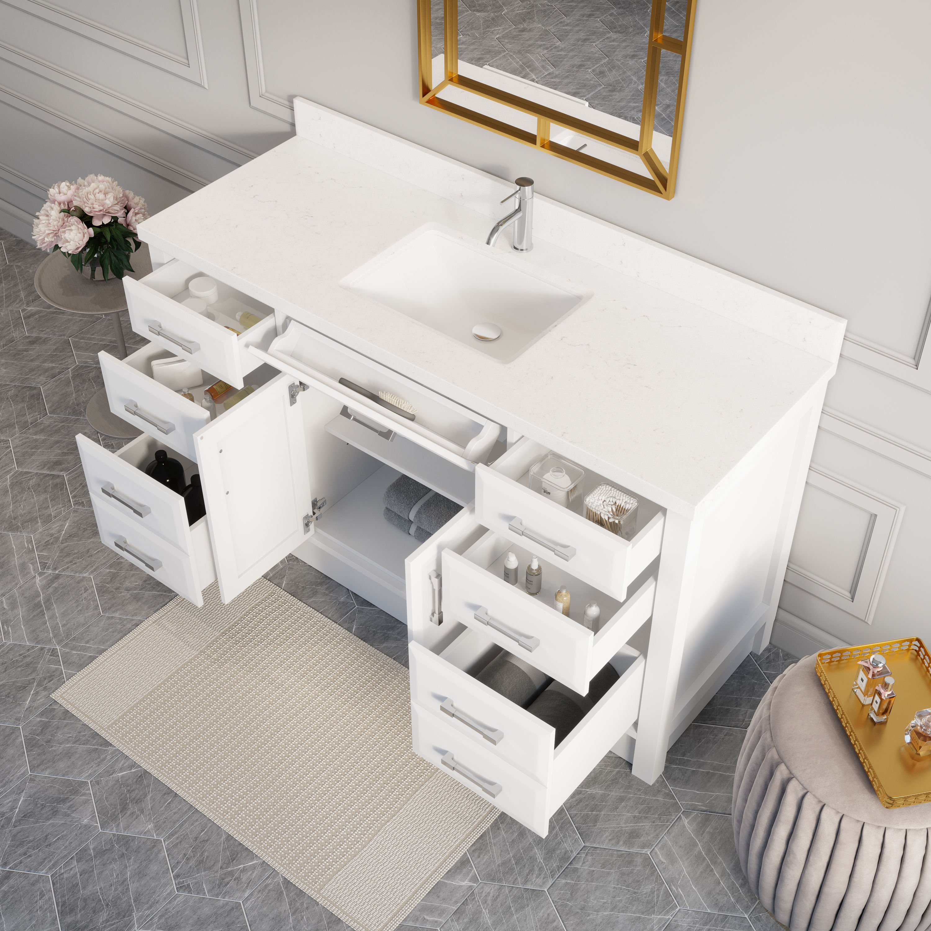 Spa Bathe CA60WH Bath-Vanity-Combo - View #6