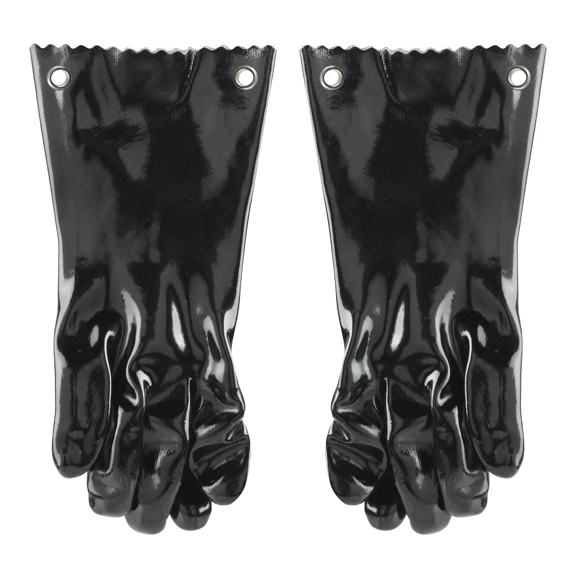 Black PVC Gloves Rubber | - Blue Rhino 40111LWS