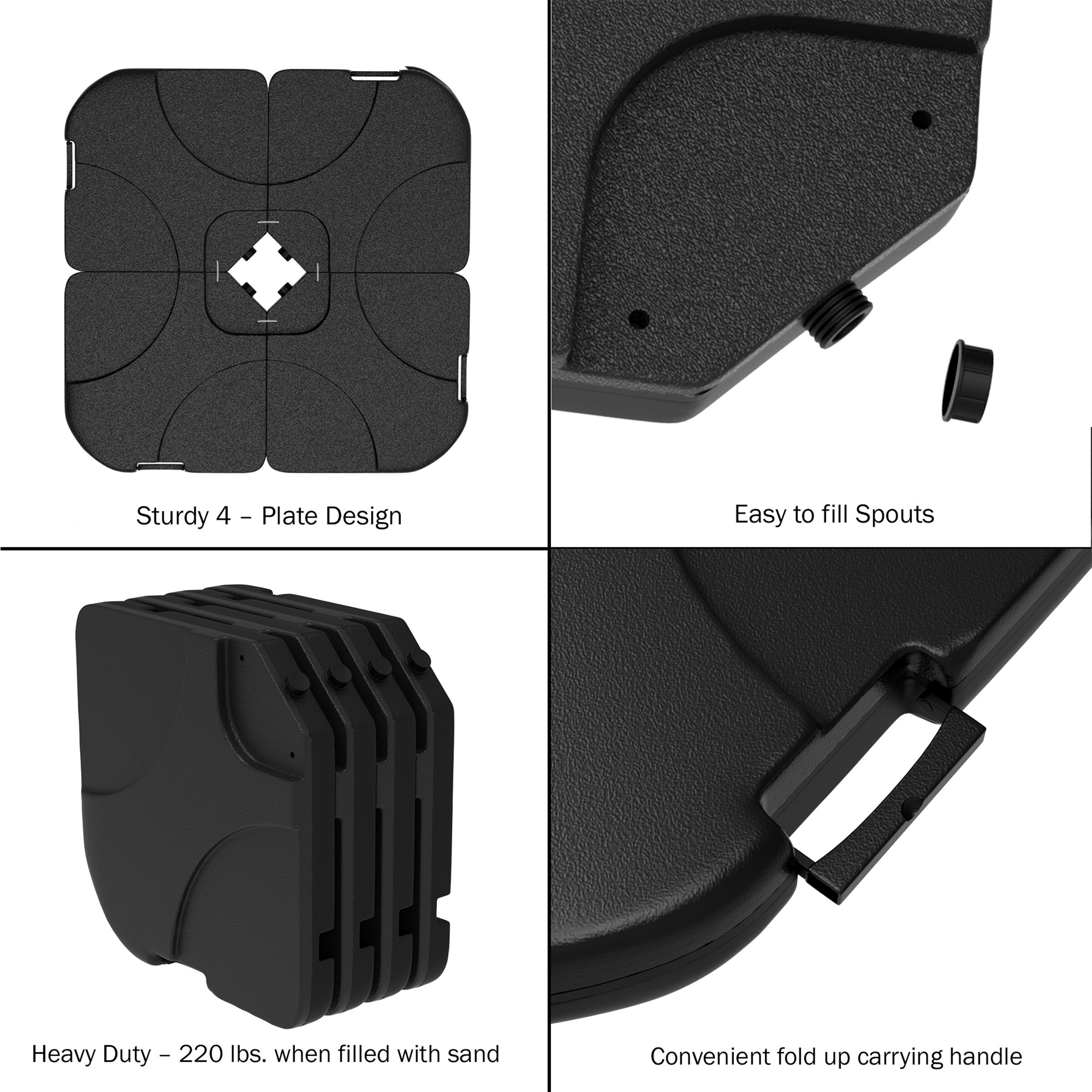 Pure Garden 50-LG1038B Umbrellas-2 - View #4