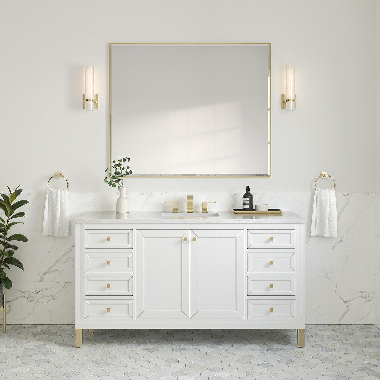 James Martin Vanities 305-V60S-GW-3AF Bath-Vanity-Combo - View #2