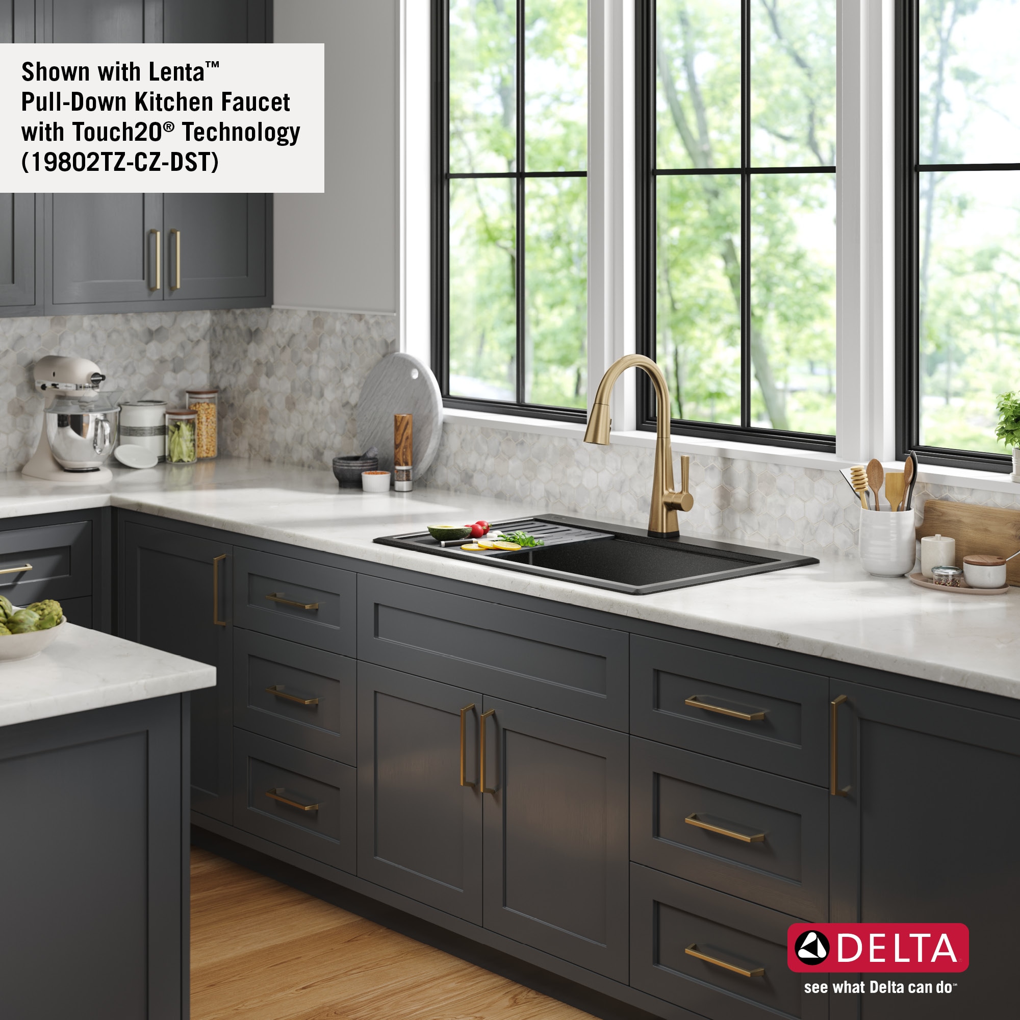 Delta Lorelai™ 33 L Workstation Kitchen Sink Drop-In Top Mount