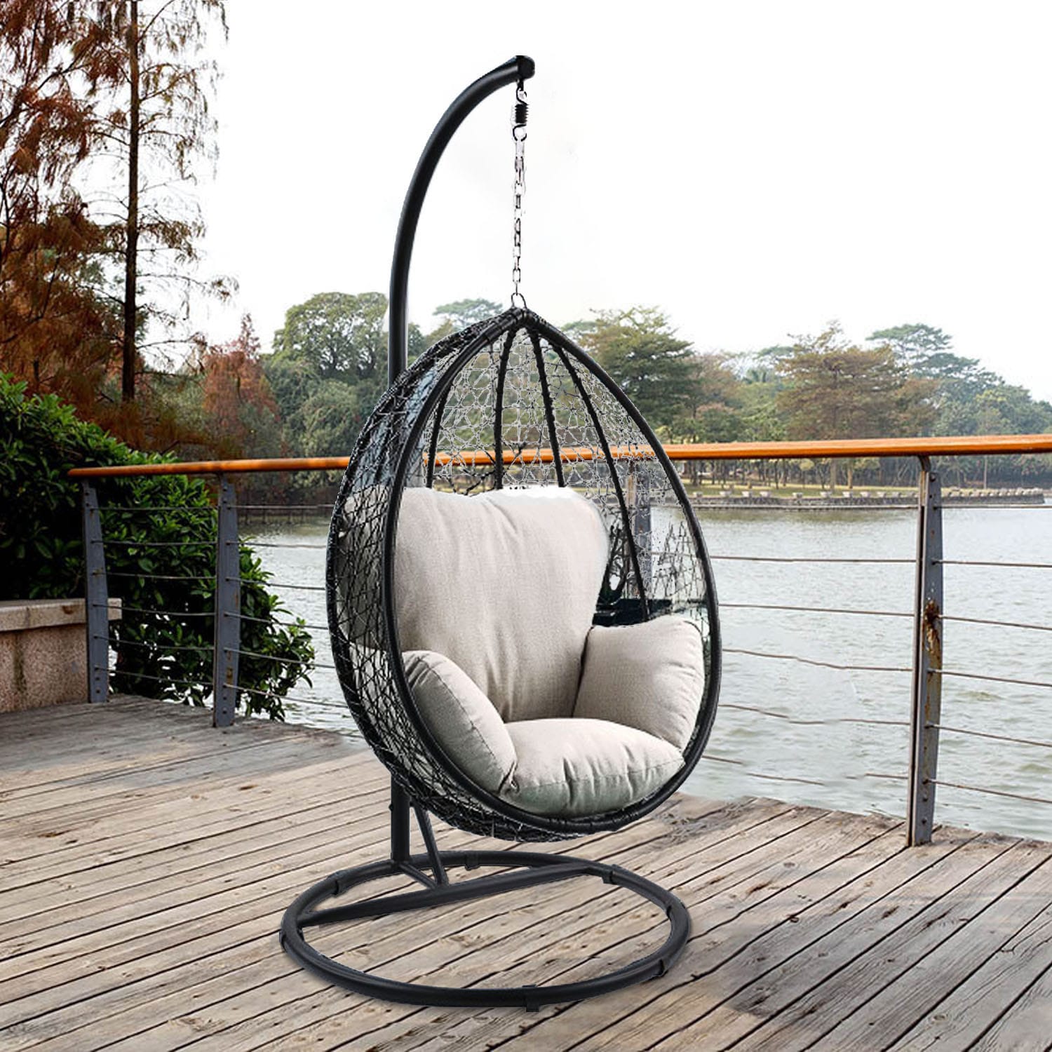 Wicker Cup Holder - EZ Hang Chairs