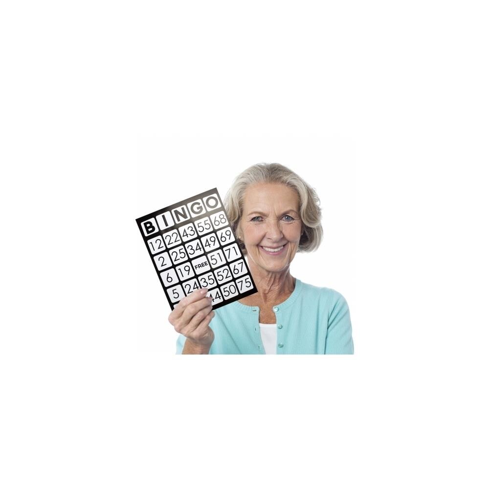 Brybelly BRYBL4059  Holdings GBIN-206 EZ Readers Jumbo Bingo Cards, Pack of 25