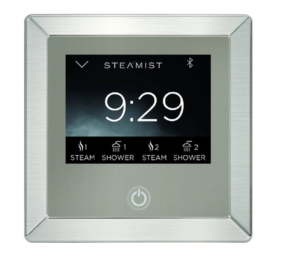 Steamist 450-BN Modern Digital Steambath Control with Wi-fi Capability