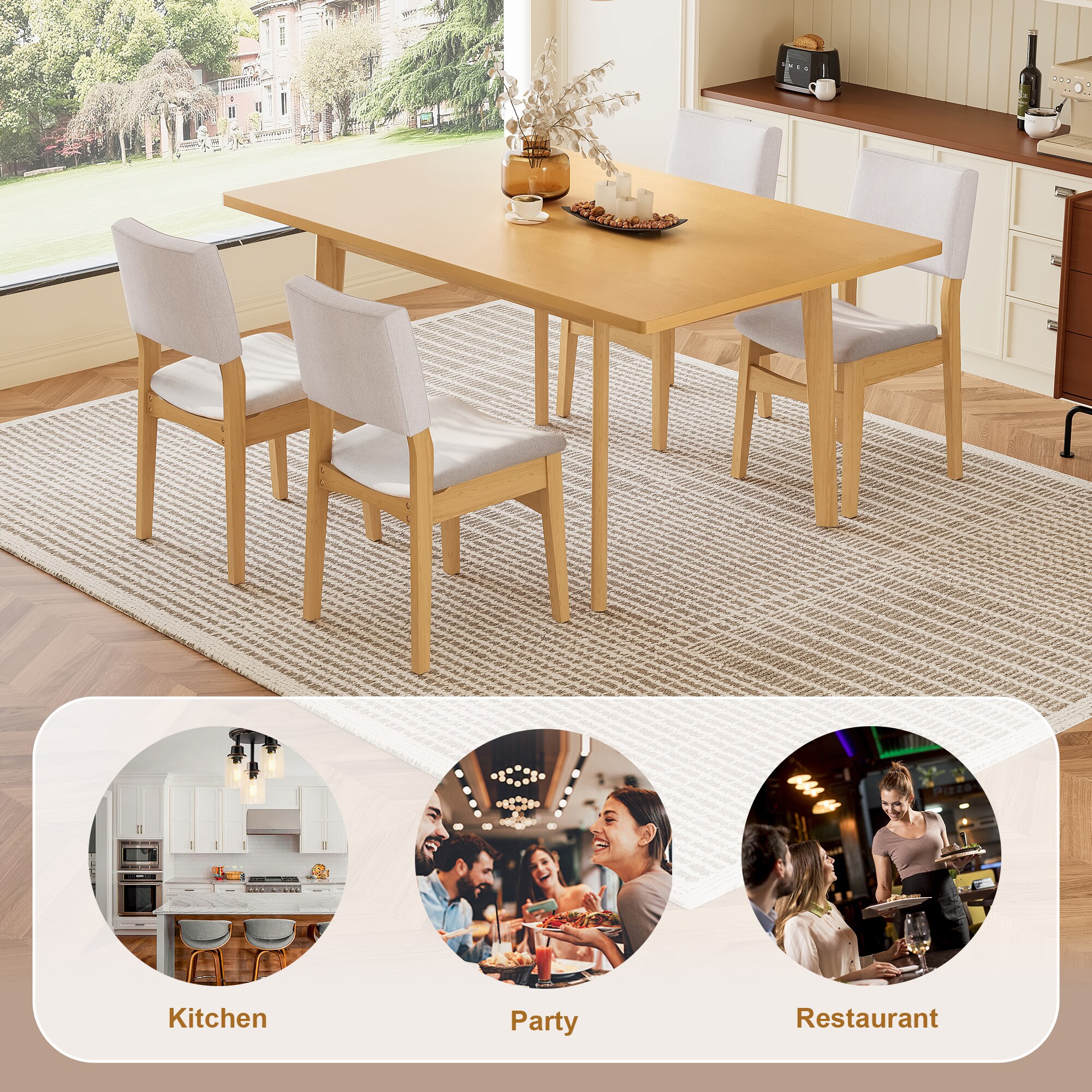 ModernLuxe L3P-N752S400018N Dining-Sets - View #6