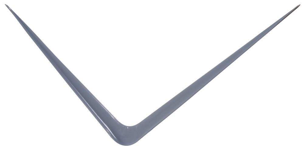 Hillman 852020 14-in L x 12-in W x 0.125-in D Gray Shelf Bracket (20-Pack)