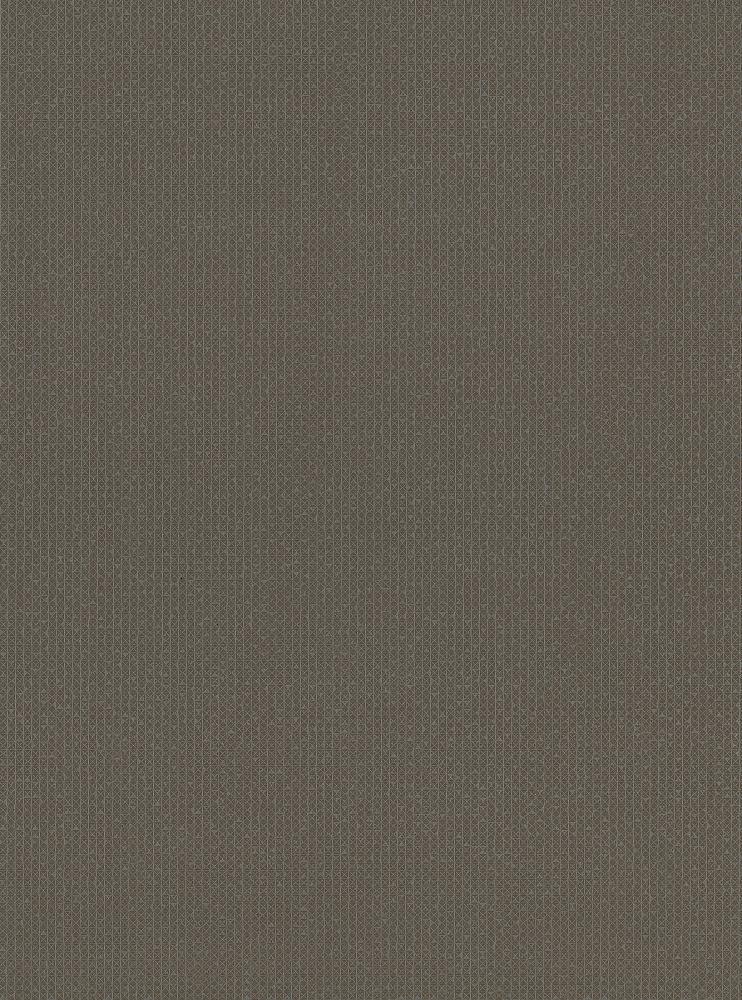 Acute Brown Geometric Vinyl Wallpaper with Silver Accents