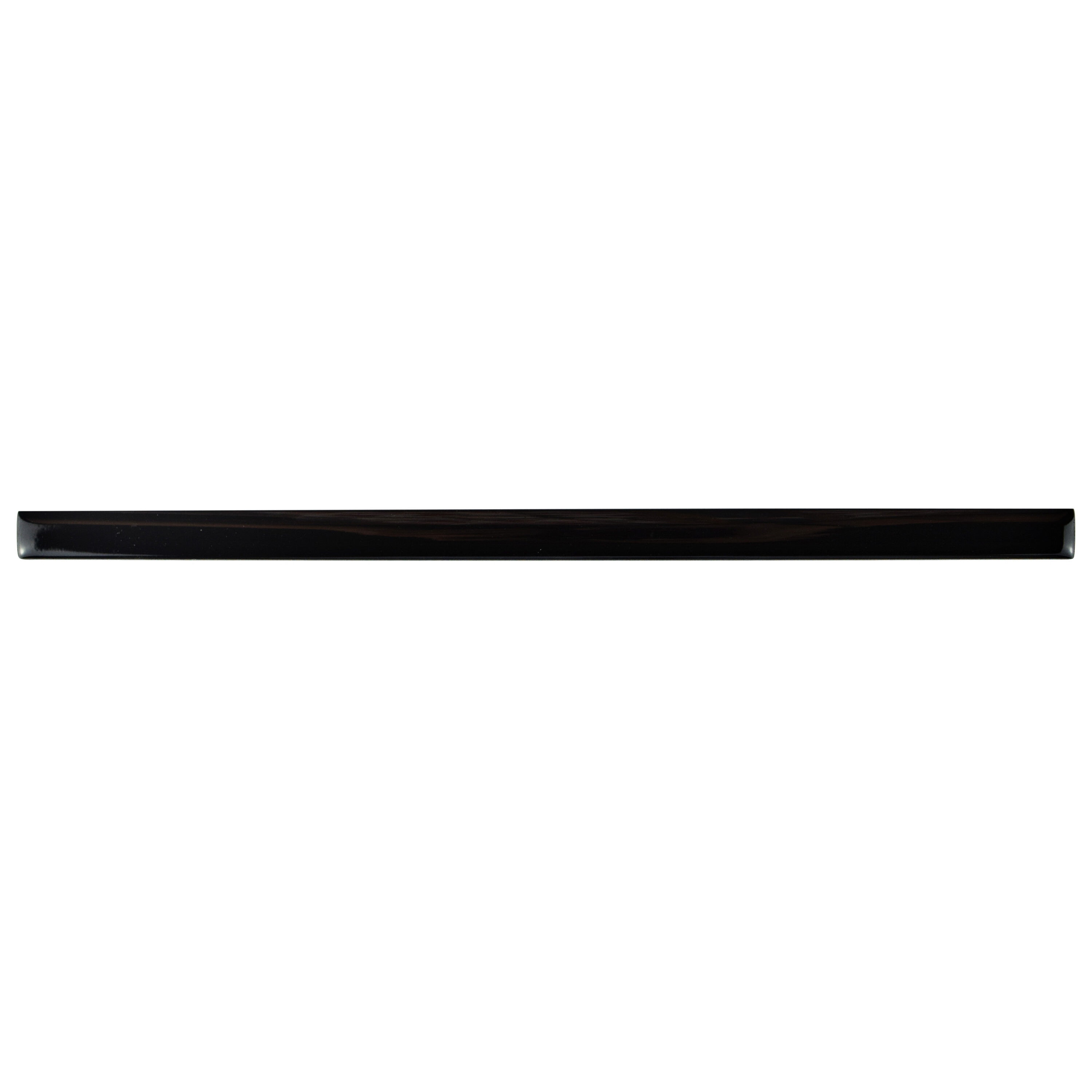 Affinity Tile WCVRGNLL Nero Nero 1/2-in x 8-in Glossy Ceramic Pencil Tile ( 0.24-sq ft / Carton ) 12 -Pack