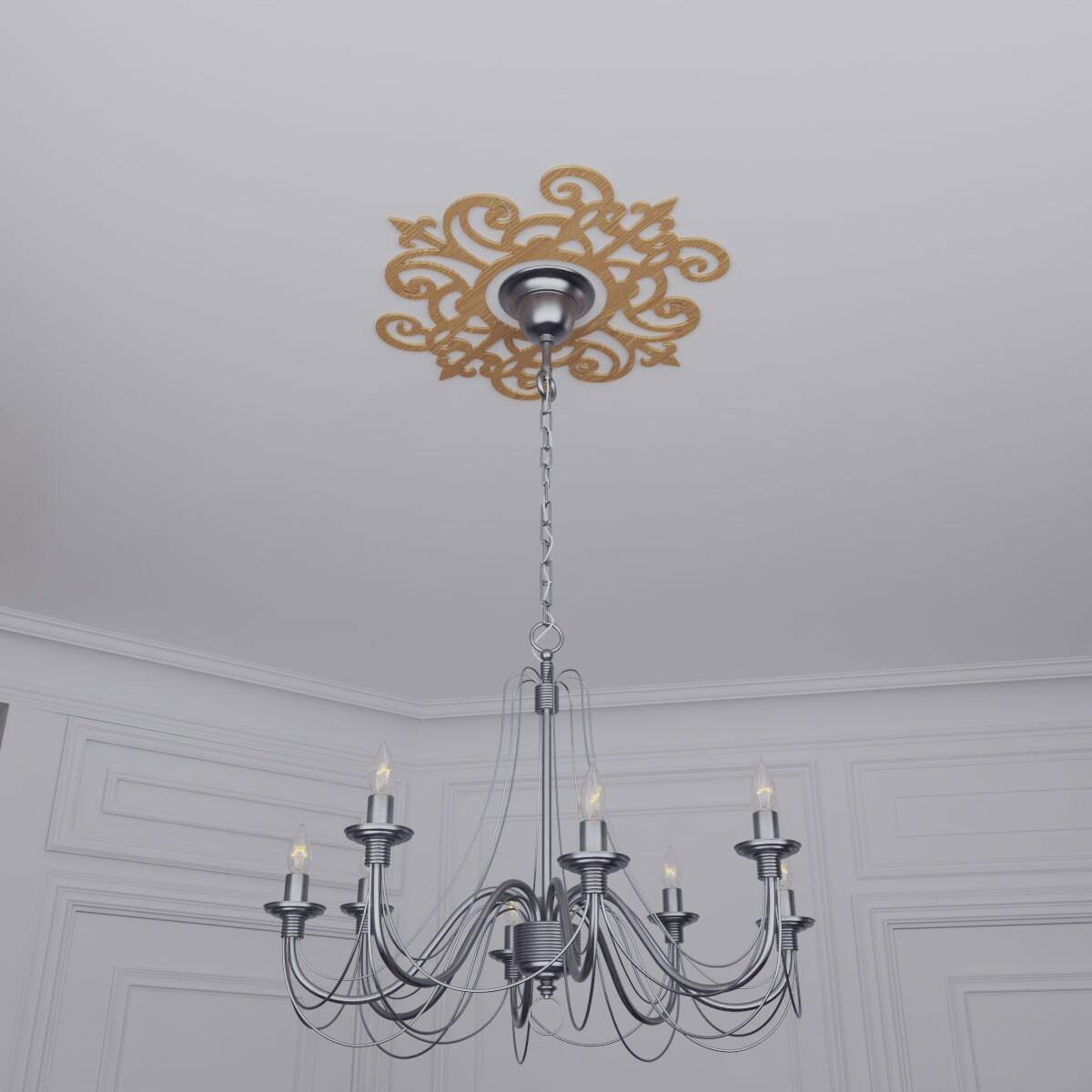 Ekena Millwork CMWP20X20X0375DIRO Ceiling-Medallions - View #11