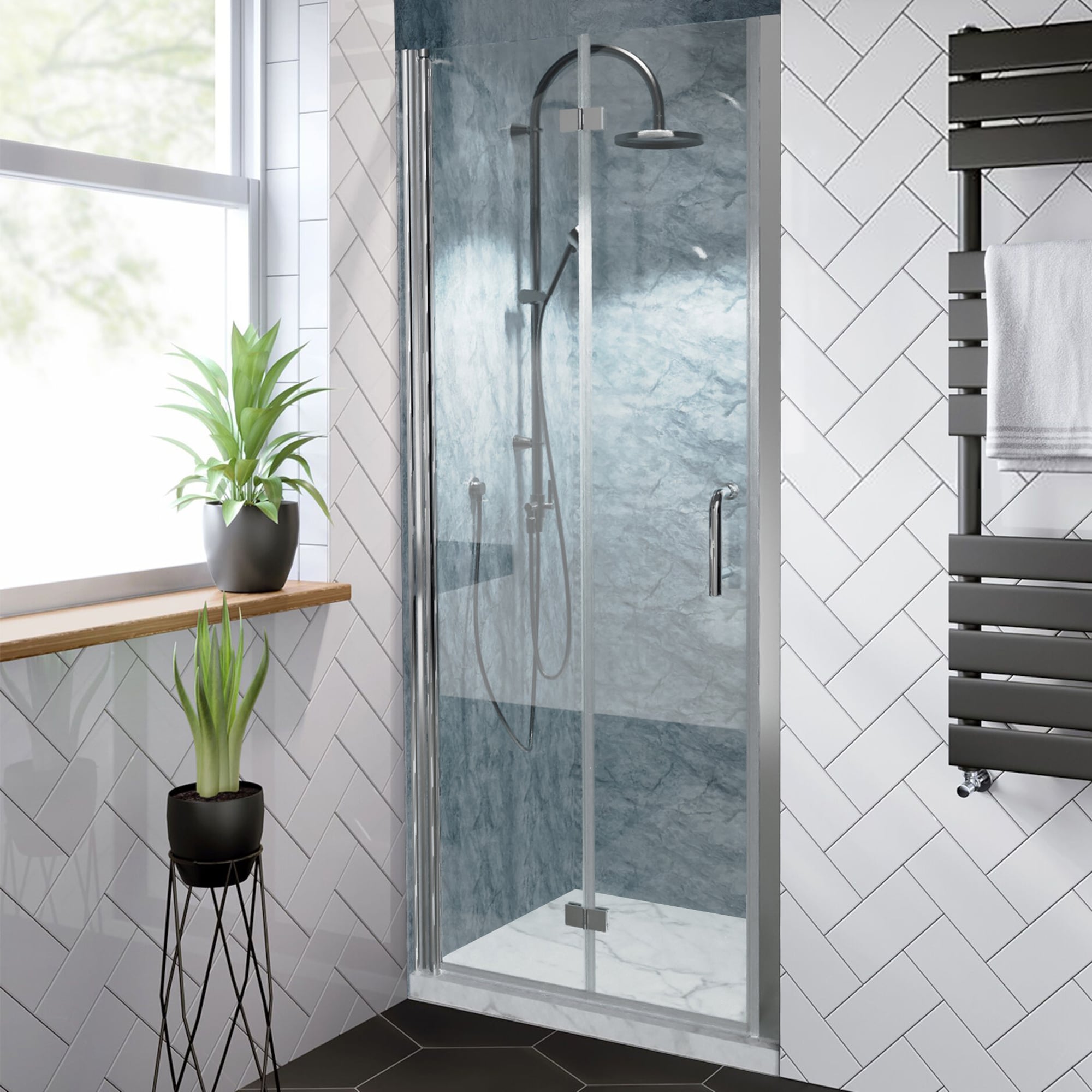 WELLFOR DTG-BAS144ZG Shower-Doors - View #2