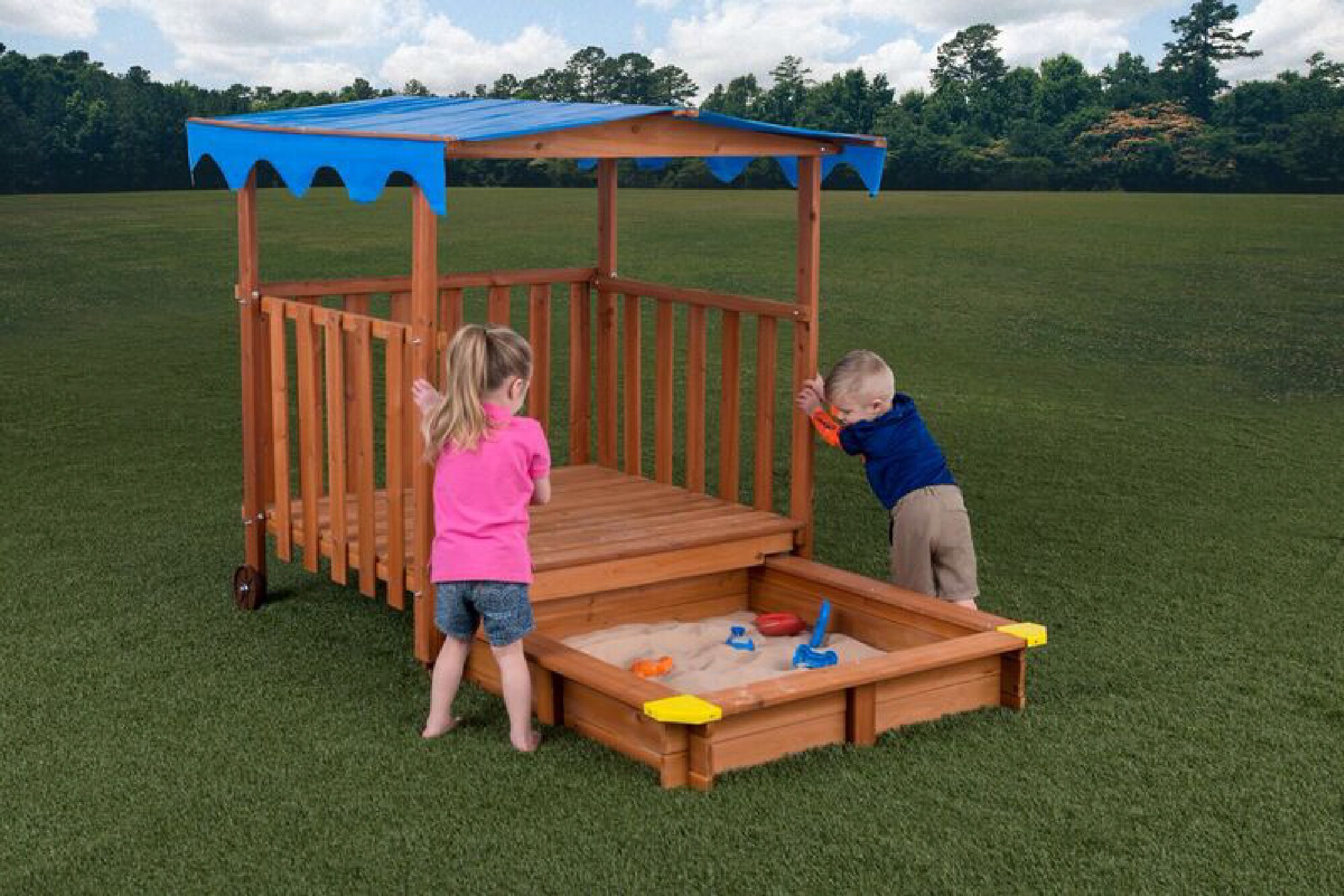 Creative Cedar Designs 7230 sandboxes - View #4